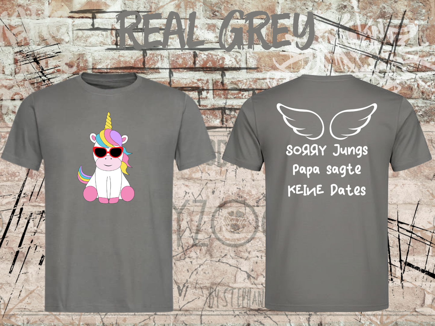 Kinder T-Shirt Sorry Jungs Papa sagte keine Dates Lustiges T-Shirt Geschenkidee Witziges T-Shirt mit Spruch in vielen Farben