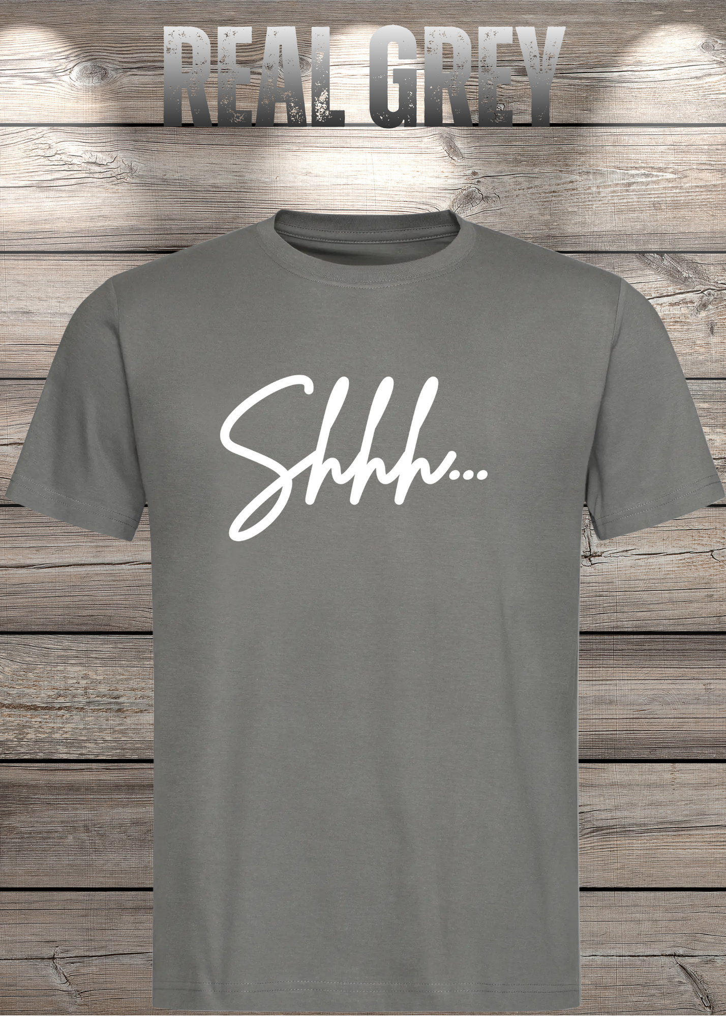 T-Shirt Shhh... - Geschenkidee T-Shirt - T-Shirt mit Spruch - Witziges T-Shirt - T-Shirt Freizeit - Lustiges T-Shirt Unisex