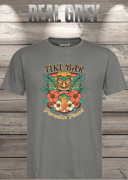 T-Shirt Tiki Bar in Real Grey.