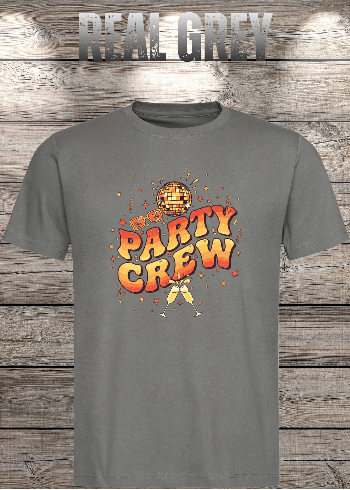 T-Shirt 'Party Crew' - Witziges Party-Shirt für echte Feierlöwen