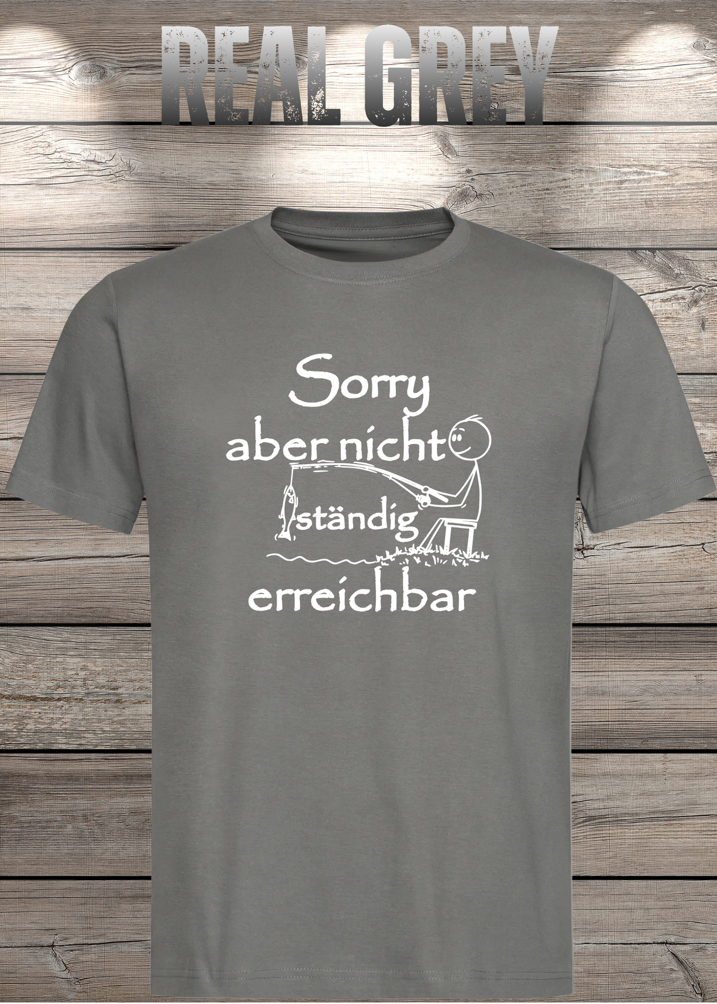 T-Shirt 'Sorry aber nicht ständig erreichbar' - Witziges Spruch-Shirt für Grenzensetzer