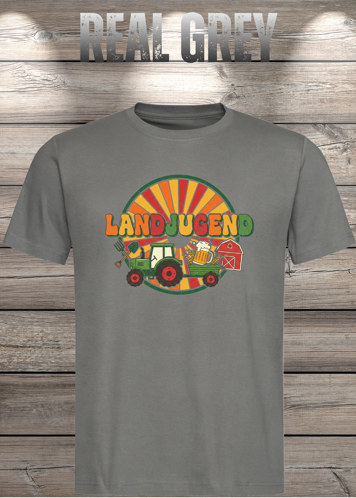 T-Shirt 'Landjugend' - Witziges Statement-Shirt für Landliebhaber
