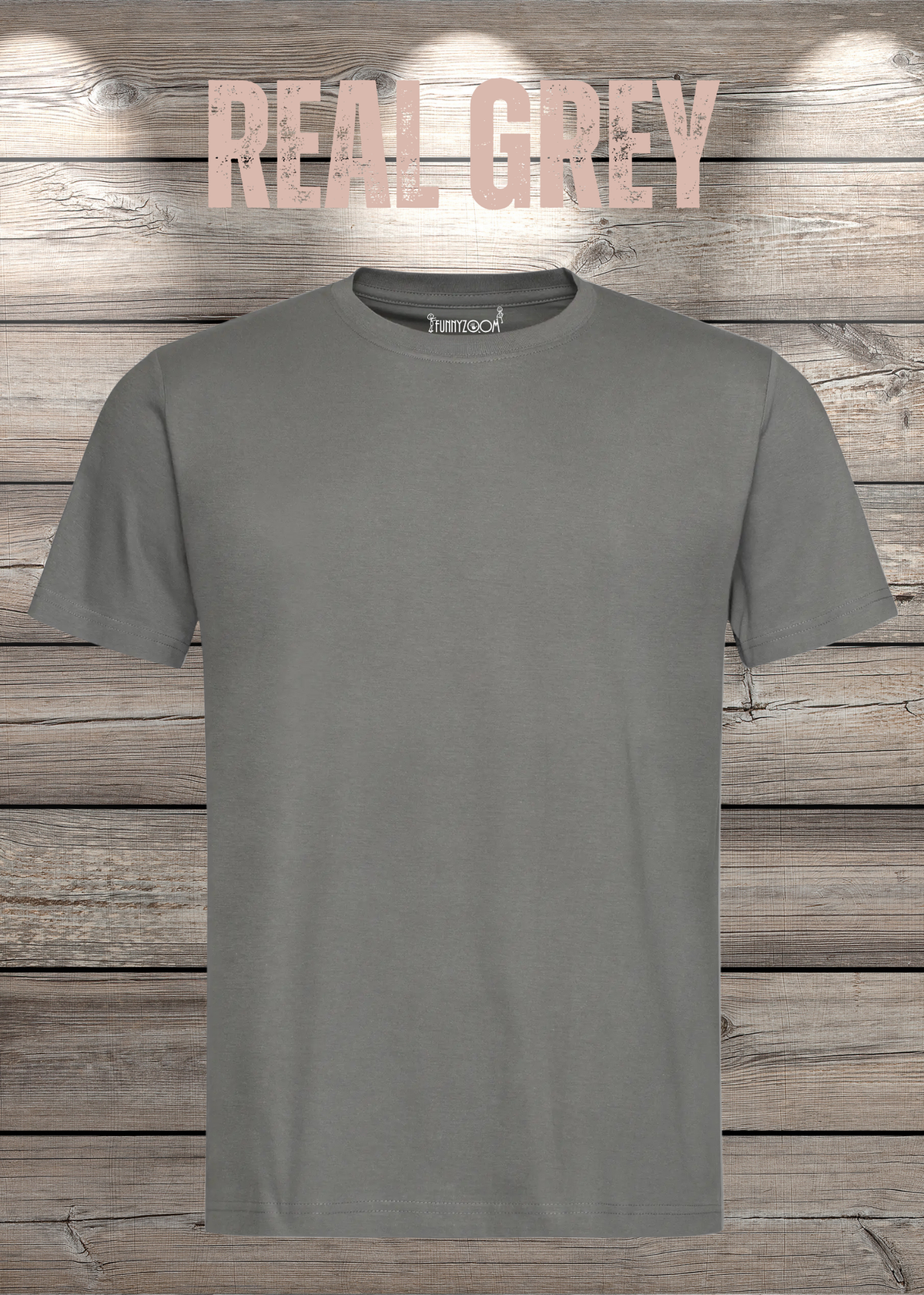 Real Grey Männer/ Unisex T Shirt