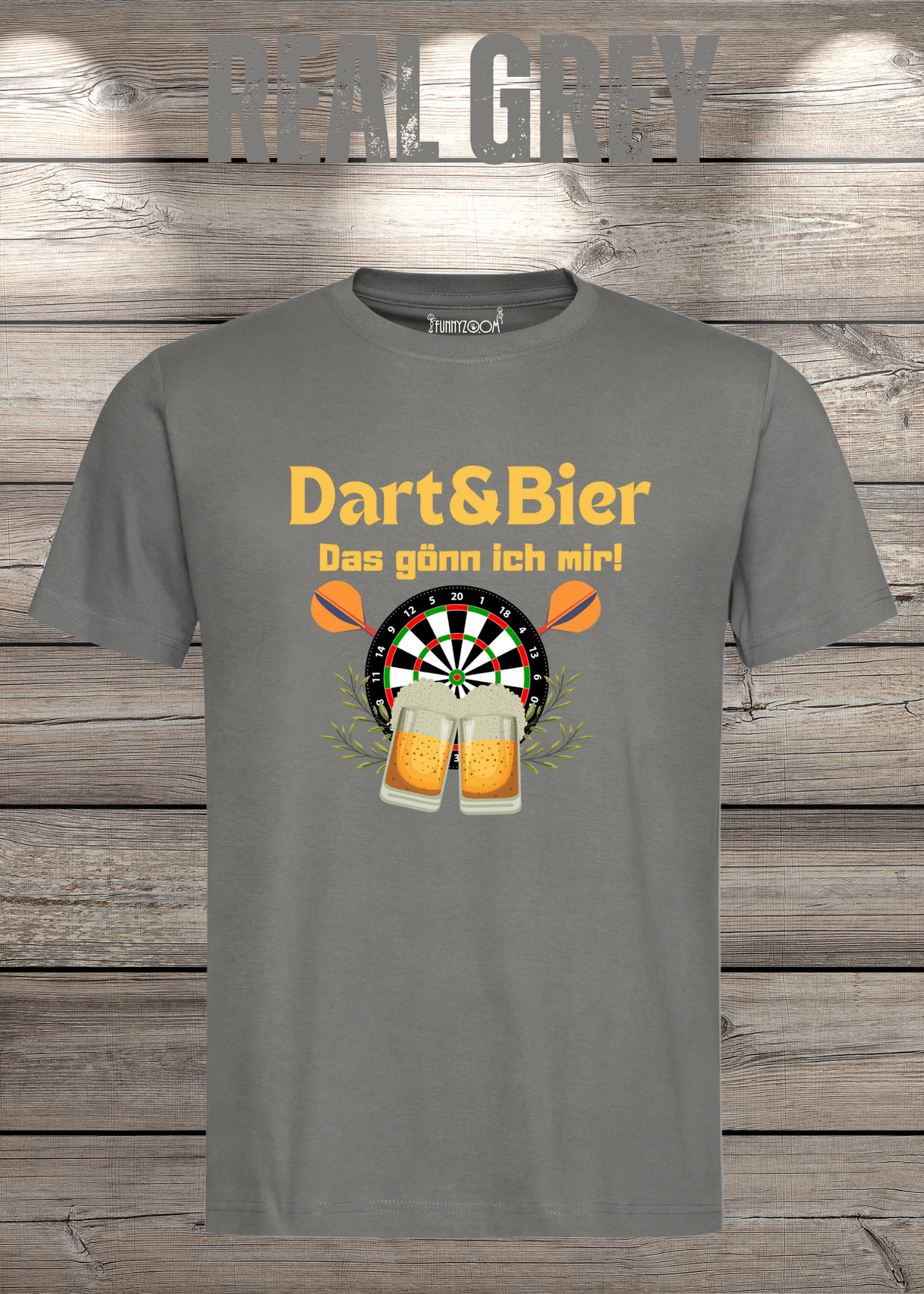 T-Shirt Dart & Bier das Gönn ich mir Witziges T-Shirt mit Spruch Geschenkidee Unisex