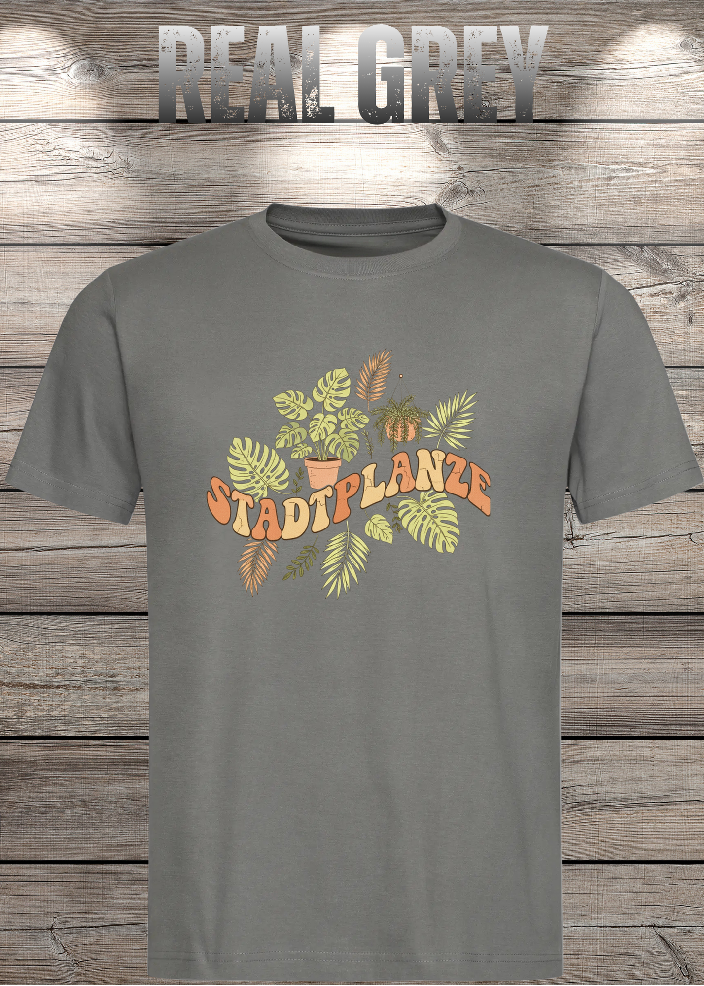 T-Shirt 'Stadtpflanze' - Witziges Spruch-Shirt für Urban-Naturliebhaber