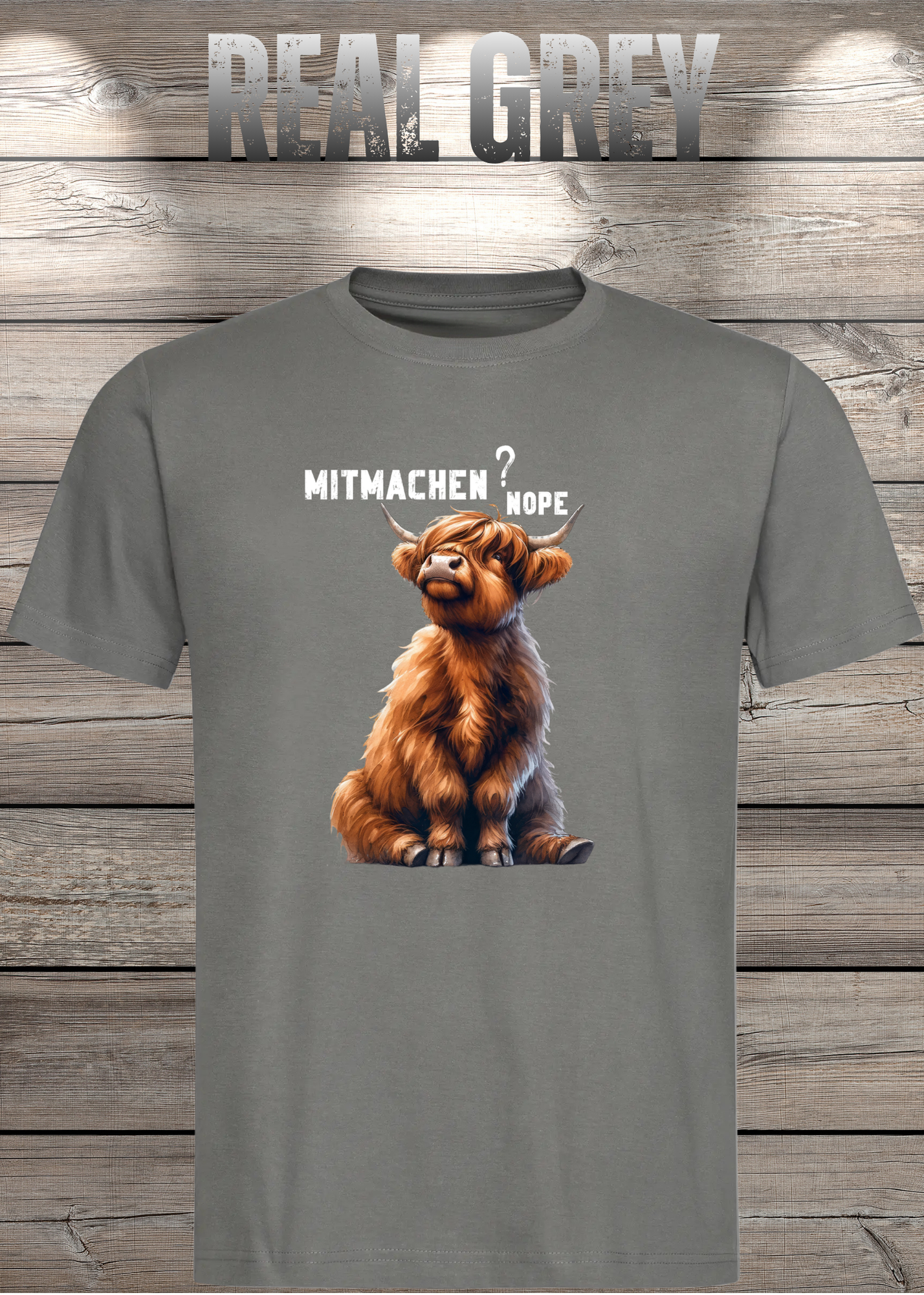 Highland Kuh Unisex T-Shirt Mitmachen? Nope