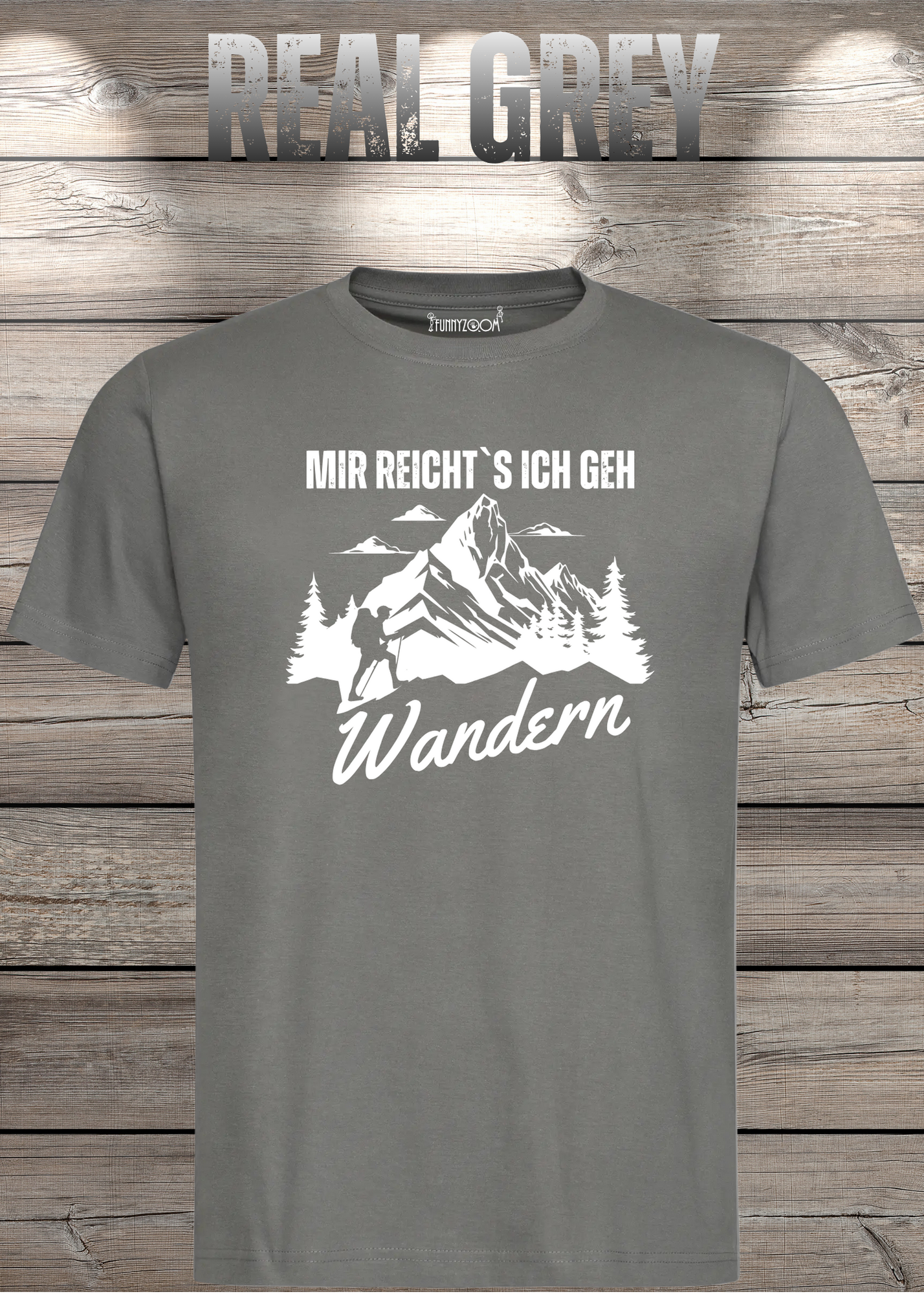 T-Shirt 'Mir reichts ich geh wandern!' - Witziges Wanderer Geschenk Unisex