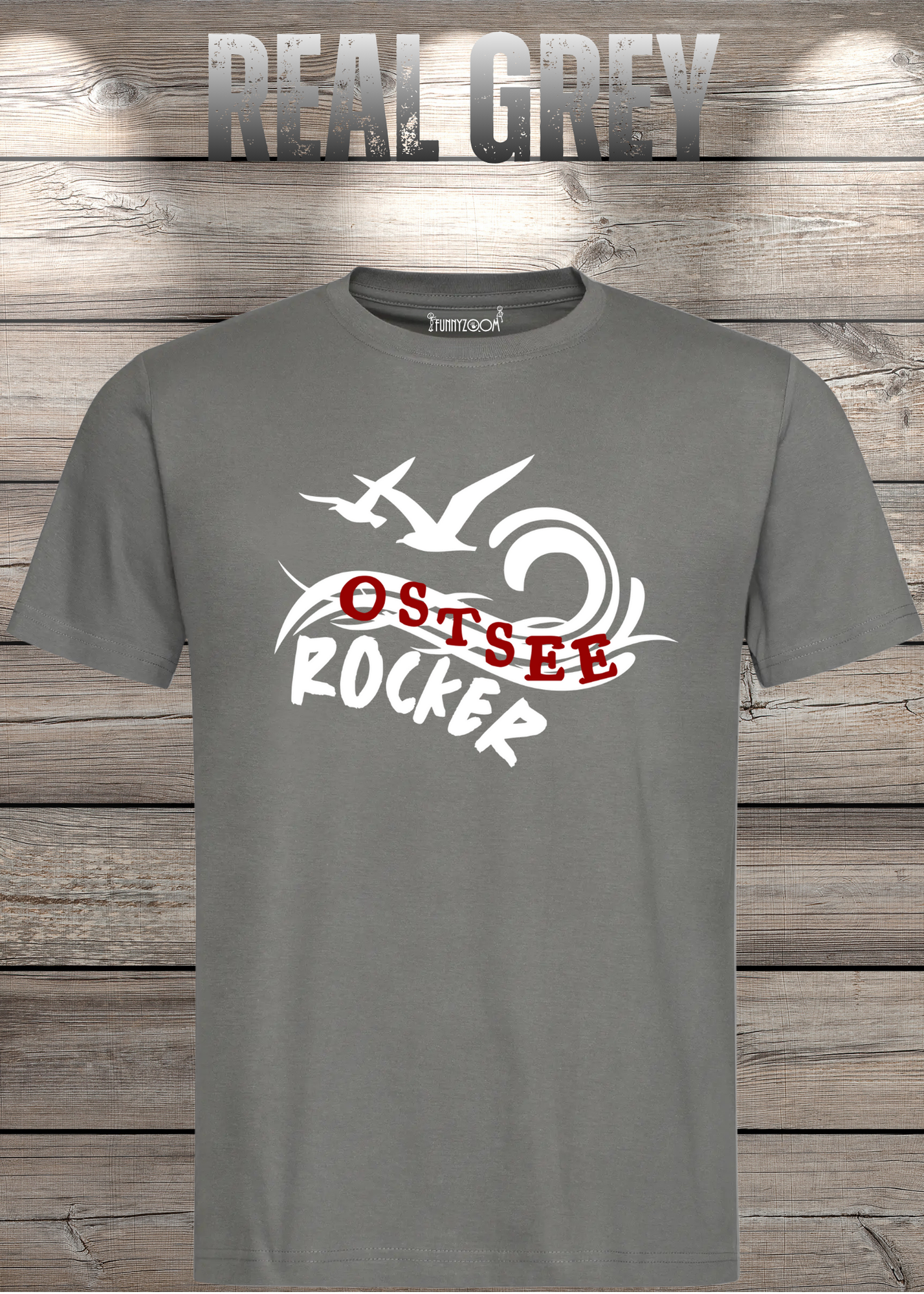 T-Shirt 'Ostsee Rocker' - Norddeutschland Geschenk Unisex Küsten-Style
