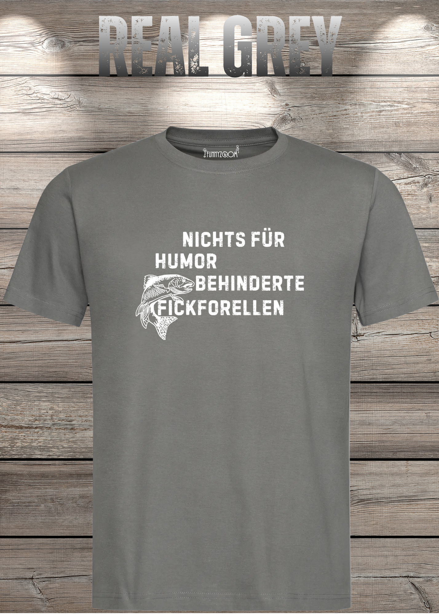 Nichts für humorbehinderte Fickforellen T-Shirt - Witziges Statement Shirt - Lustiges Geschenk Unisex