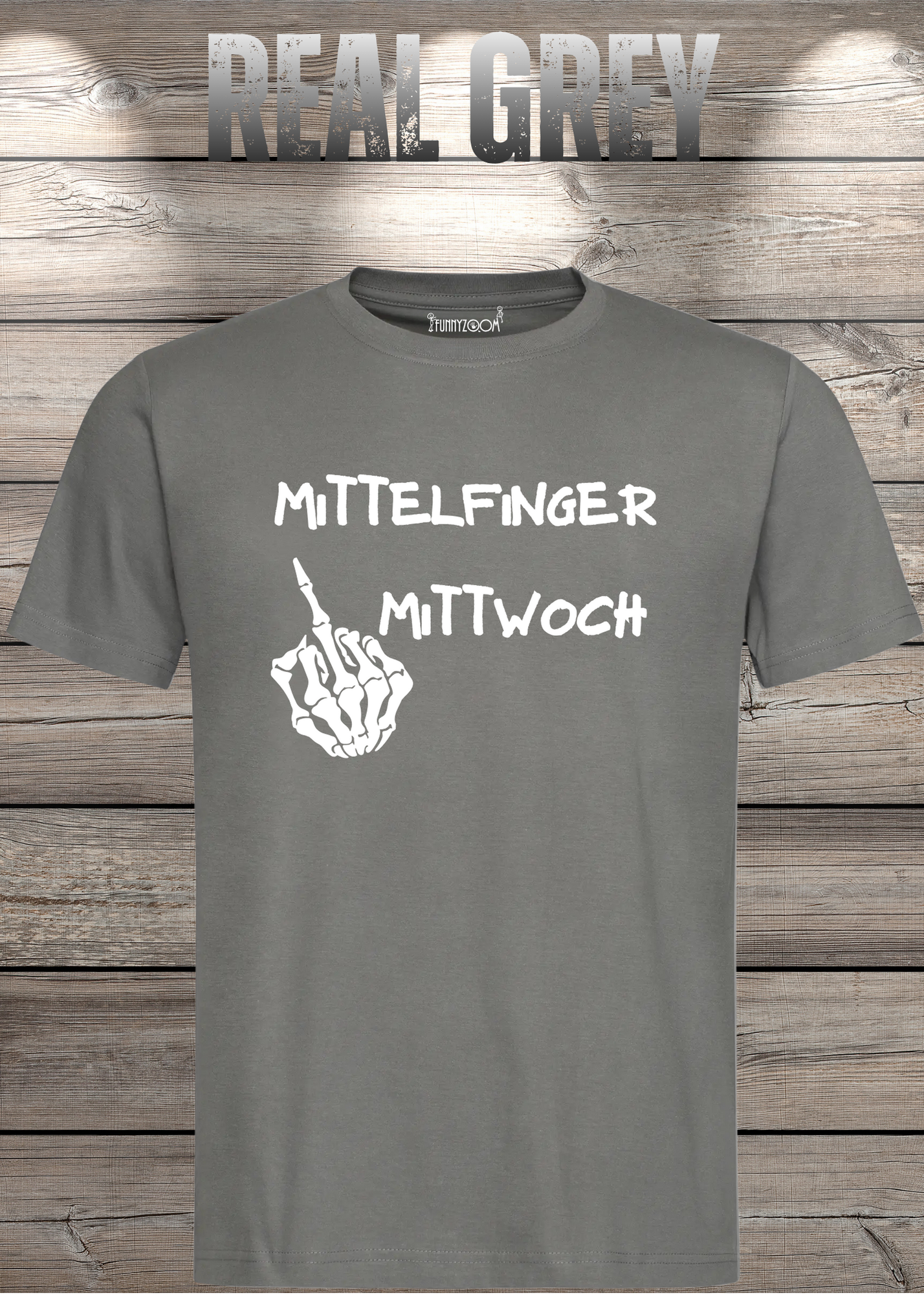 T-Shirt Mittelfinger Mittwoch Lustige Sprüche Geschenkidee Geburtstag Freizeit Unisex viele Farben