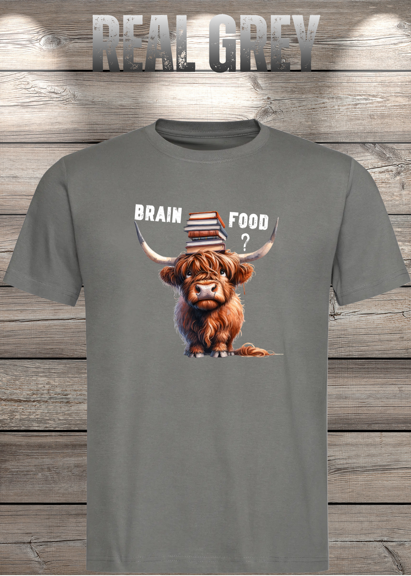 Highland Kuh Unisex T-Shirt Brain food?