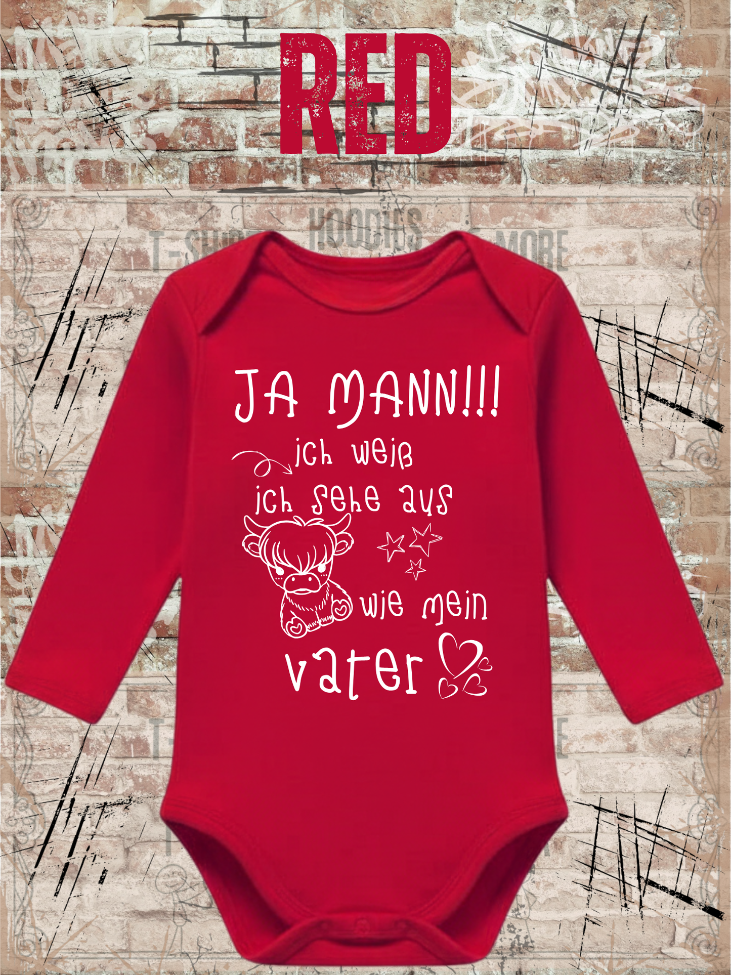 Baby Body 'Ja Mann!!! Ich Weiß Ich Sehe Aus Wie Mein Vater' | Lustiger Papa-Spruch