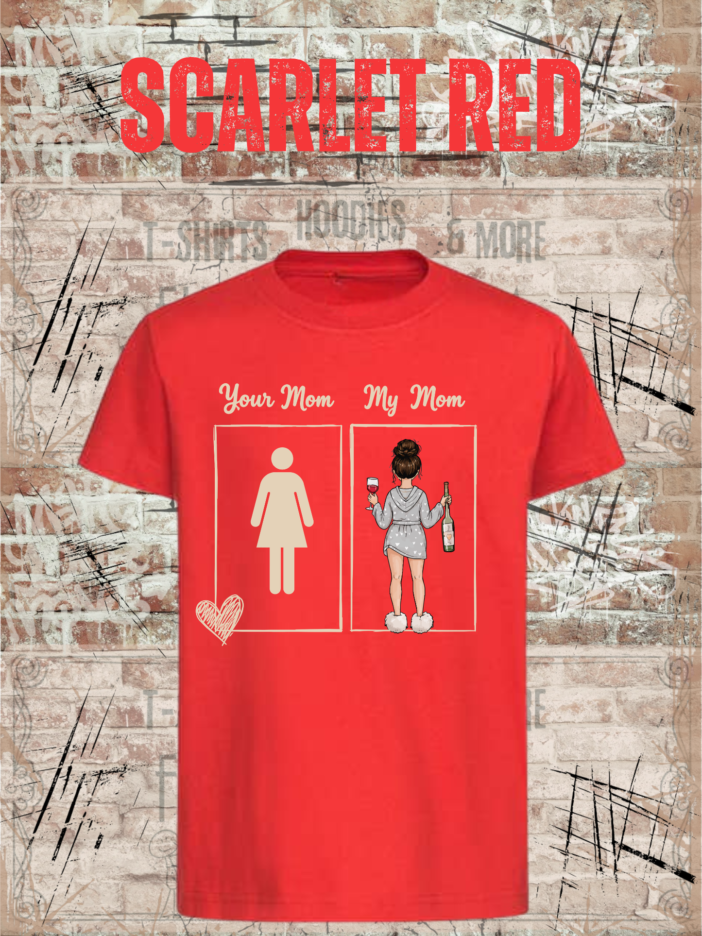 Your Mom My Mom – Lustiges Kinder T-Shirt mit Mama-Motiv