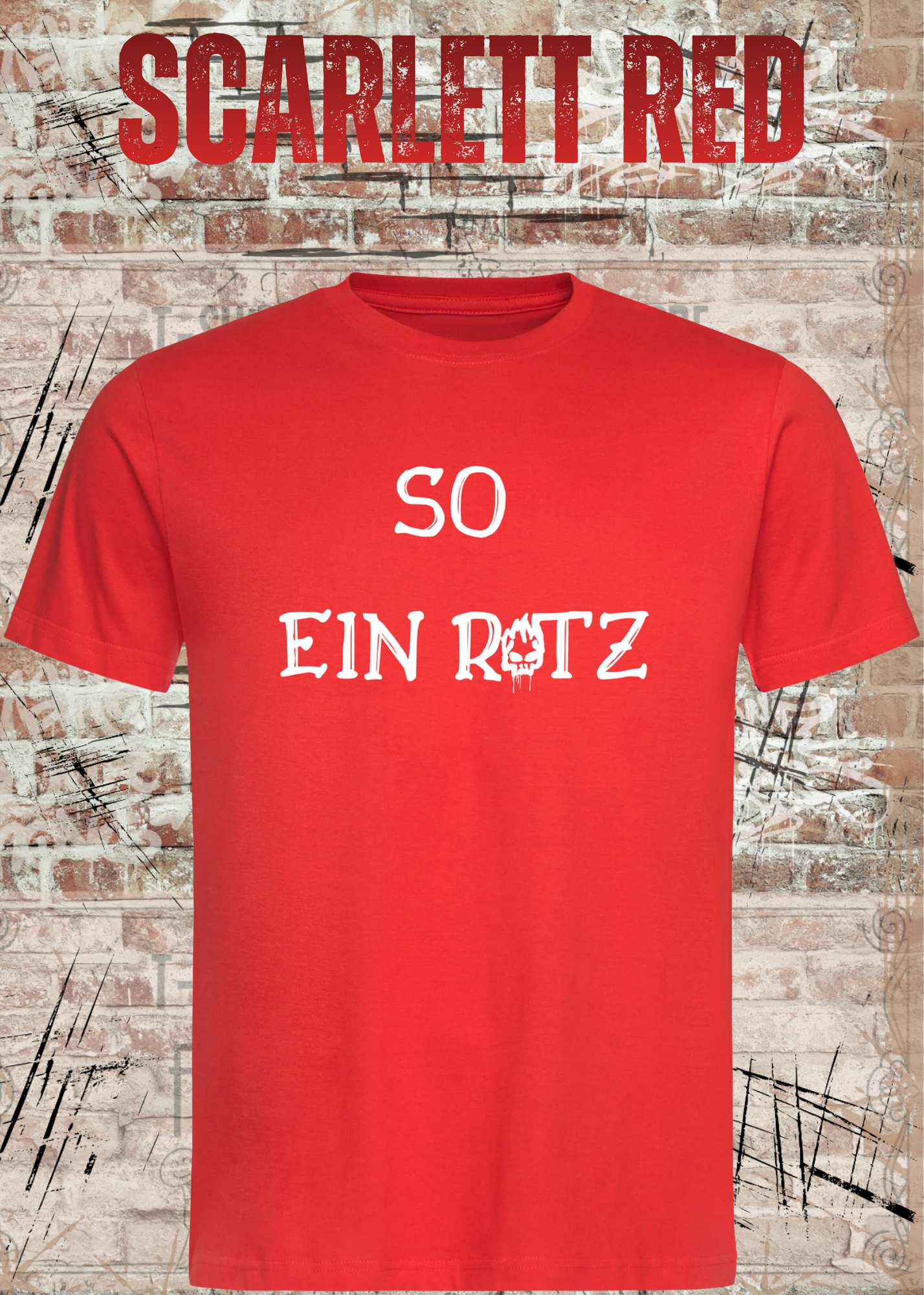 Lustiges Unisex T-Shirt „So ein Rotz“ | Frecher Humor Spruch Shirt