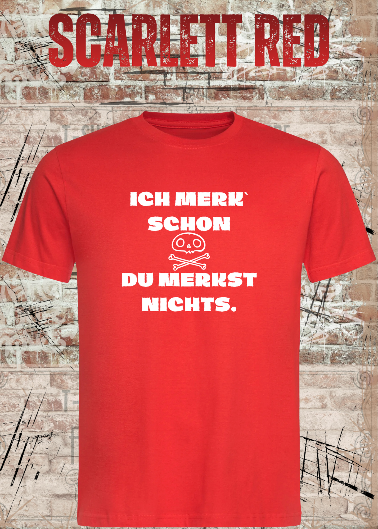 Lustiges T-Shirt „Ich merk' schon – Du merkst nichts“ | Sarkasmus Humor Shirt