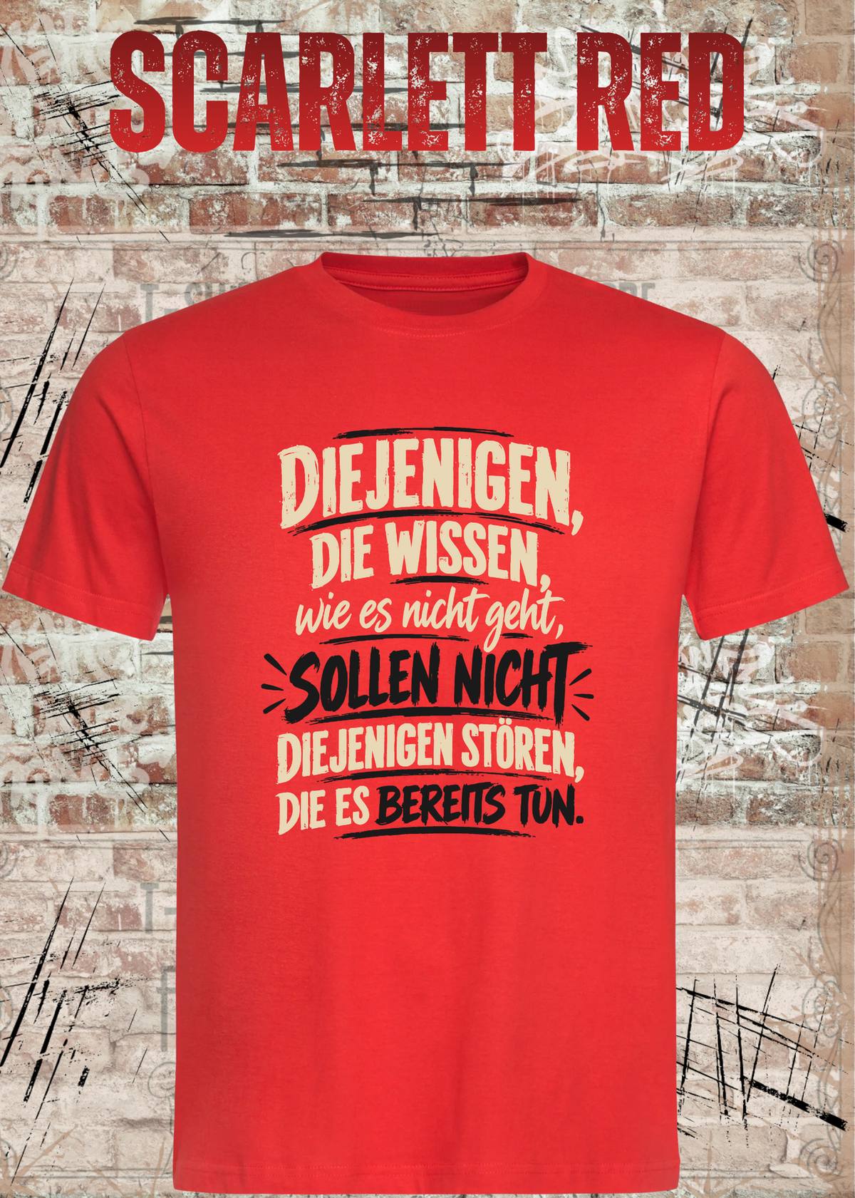 Diejenigen, die wissen – Macher Statement T-Shirt | FunnyZoom