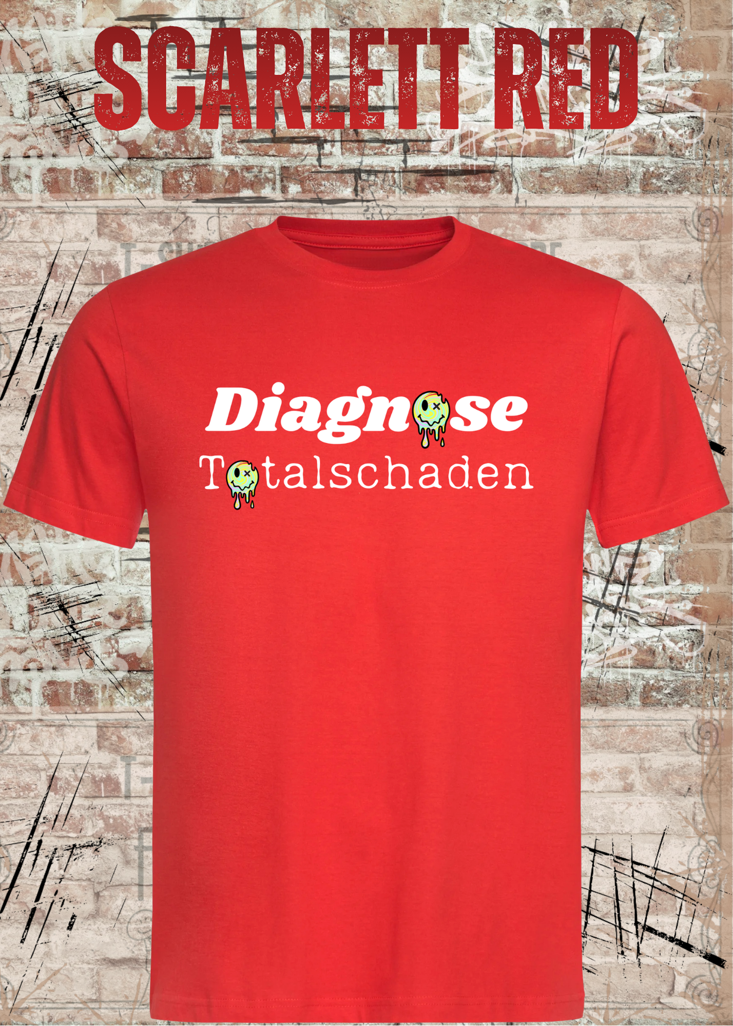 Diagnose Totalschaden – Lustiges T-Shirt mit schwarzem Humor