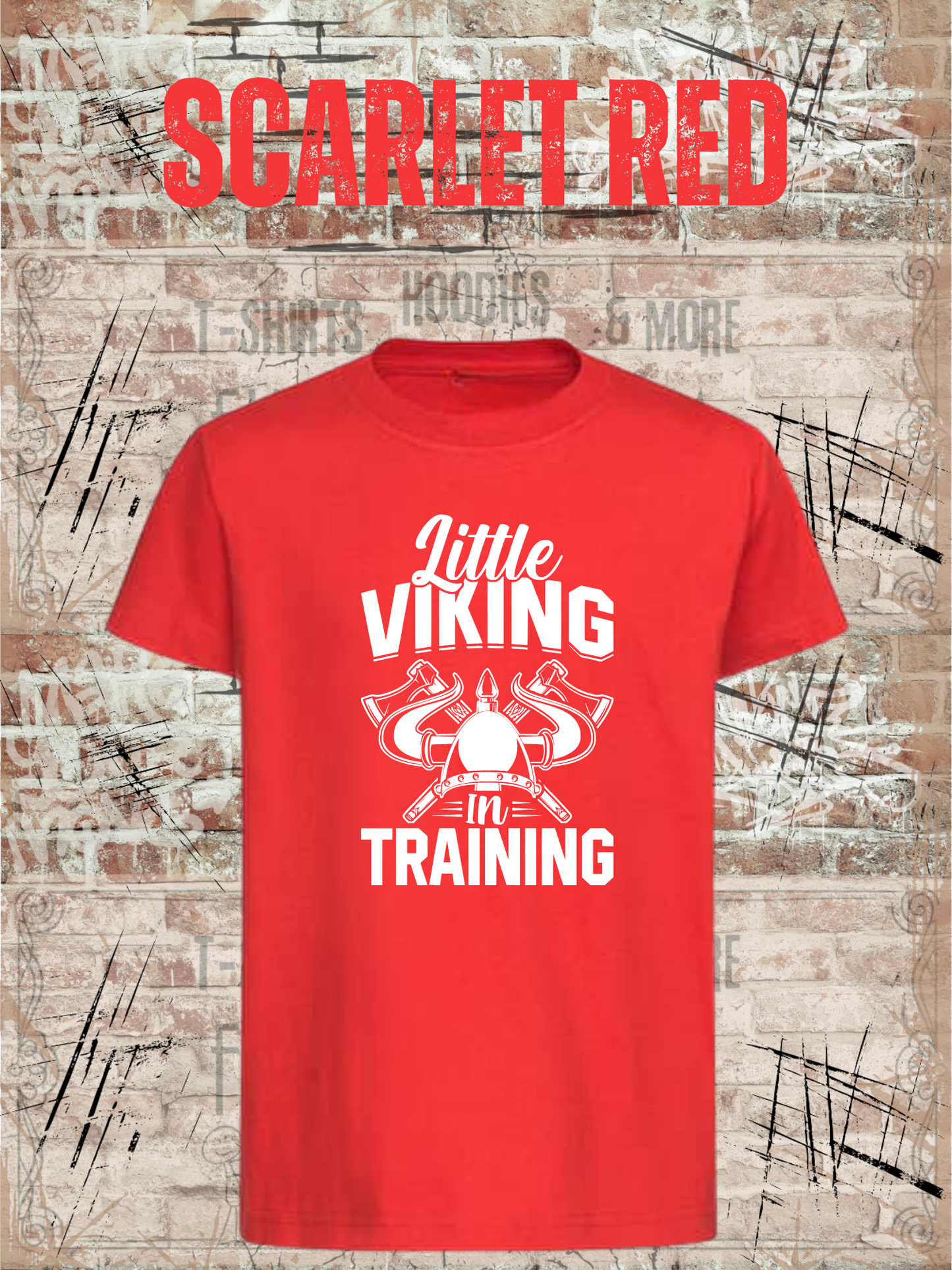 Kinder T-Shirt Little Viking in Training - Wikinger Shirt für Jungen & Mädchen