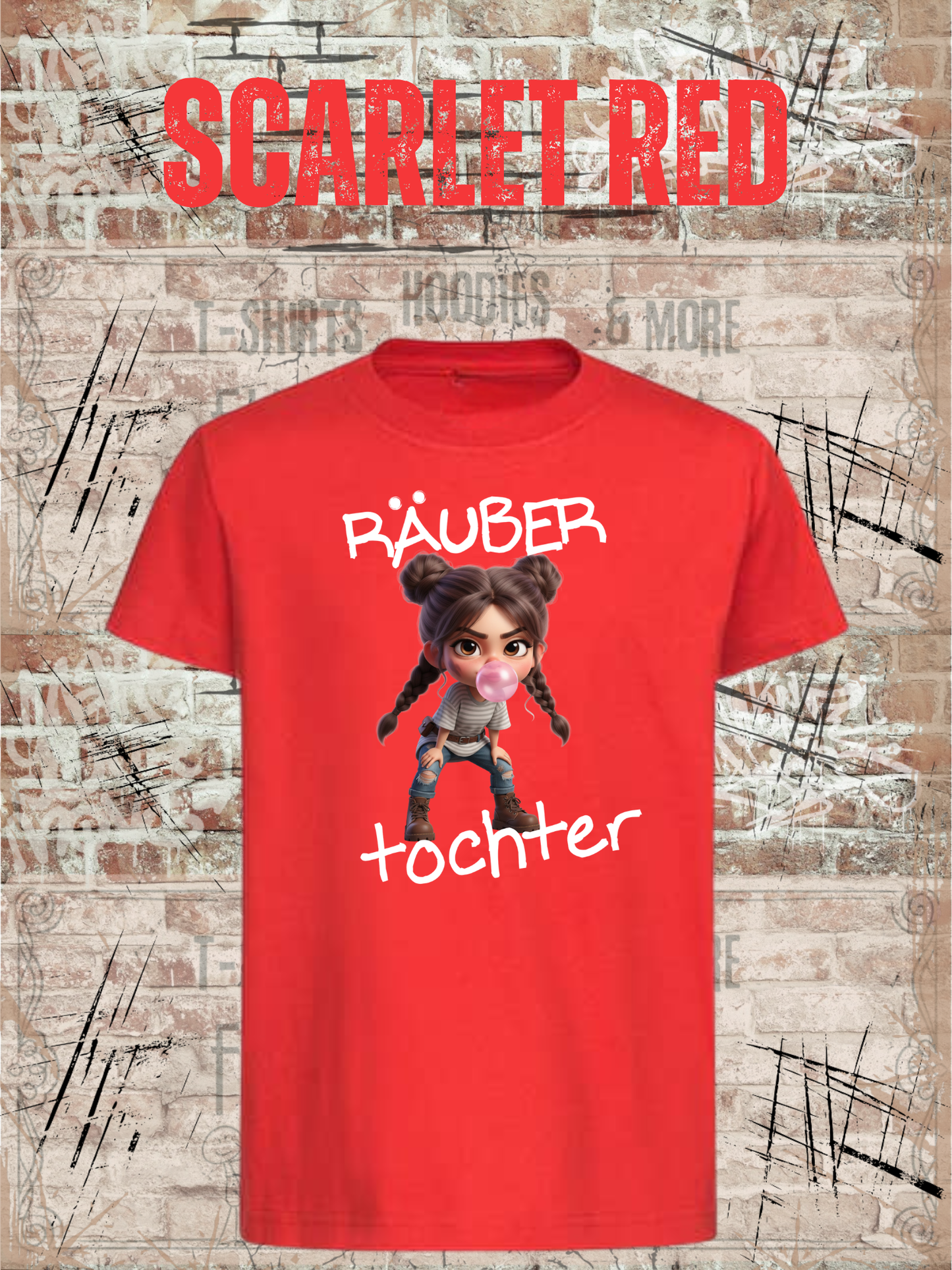 T-Shirt 'Räuber Tochter' - Witziges Geschenk für freche Kids