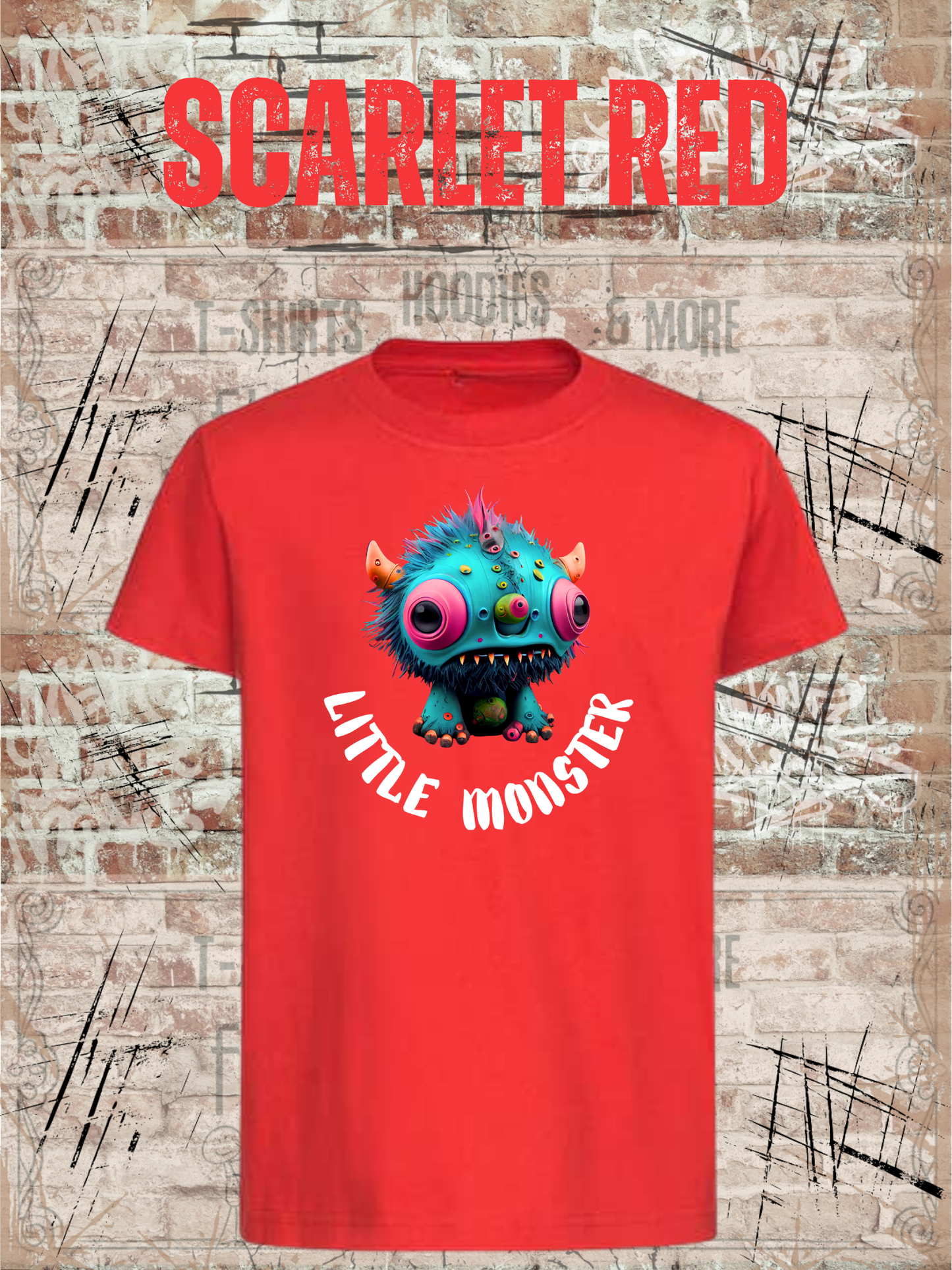 Kinder T-Shirt Little Monster - Süßes Monster Shirt für Kids
