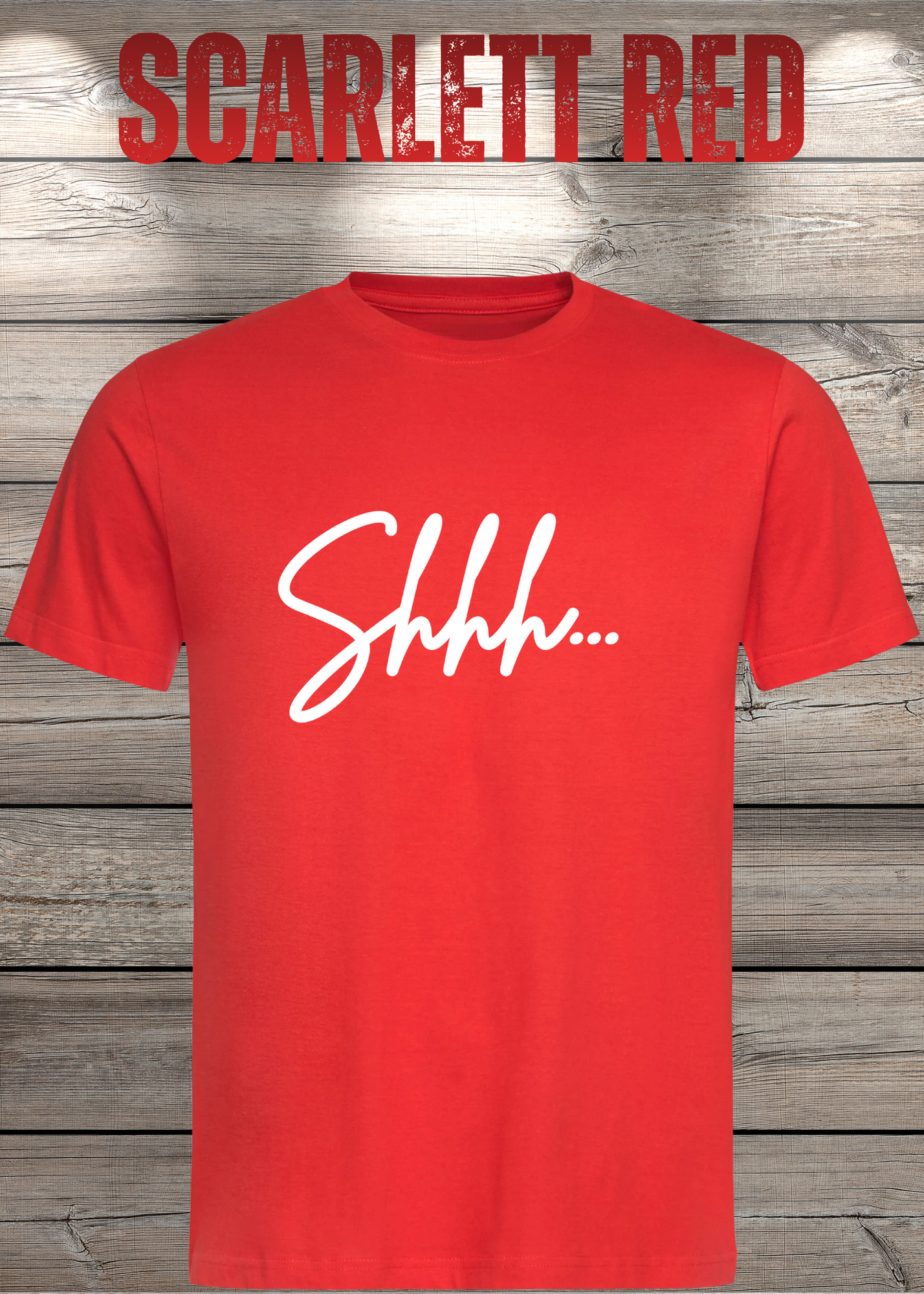 T-Shirt Shhh... - Geschenkidee T-Shirt - T-Shirt mit Spruch - Witziges T-Shirt - T-Shirt Freizeit - Lustiges T-Shirt Unisex
