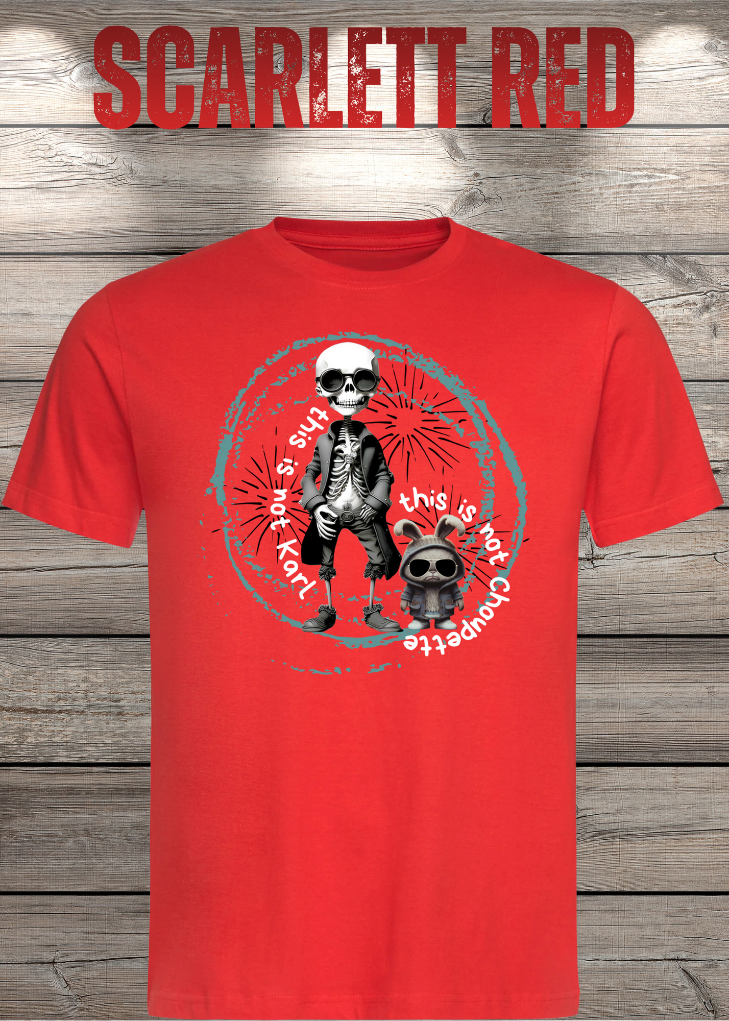 T-Shirt 'This is not Karl this is not Choupette' - Fashion Humor Geschenk Unisex