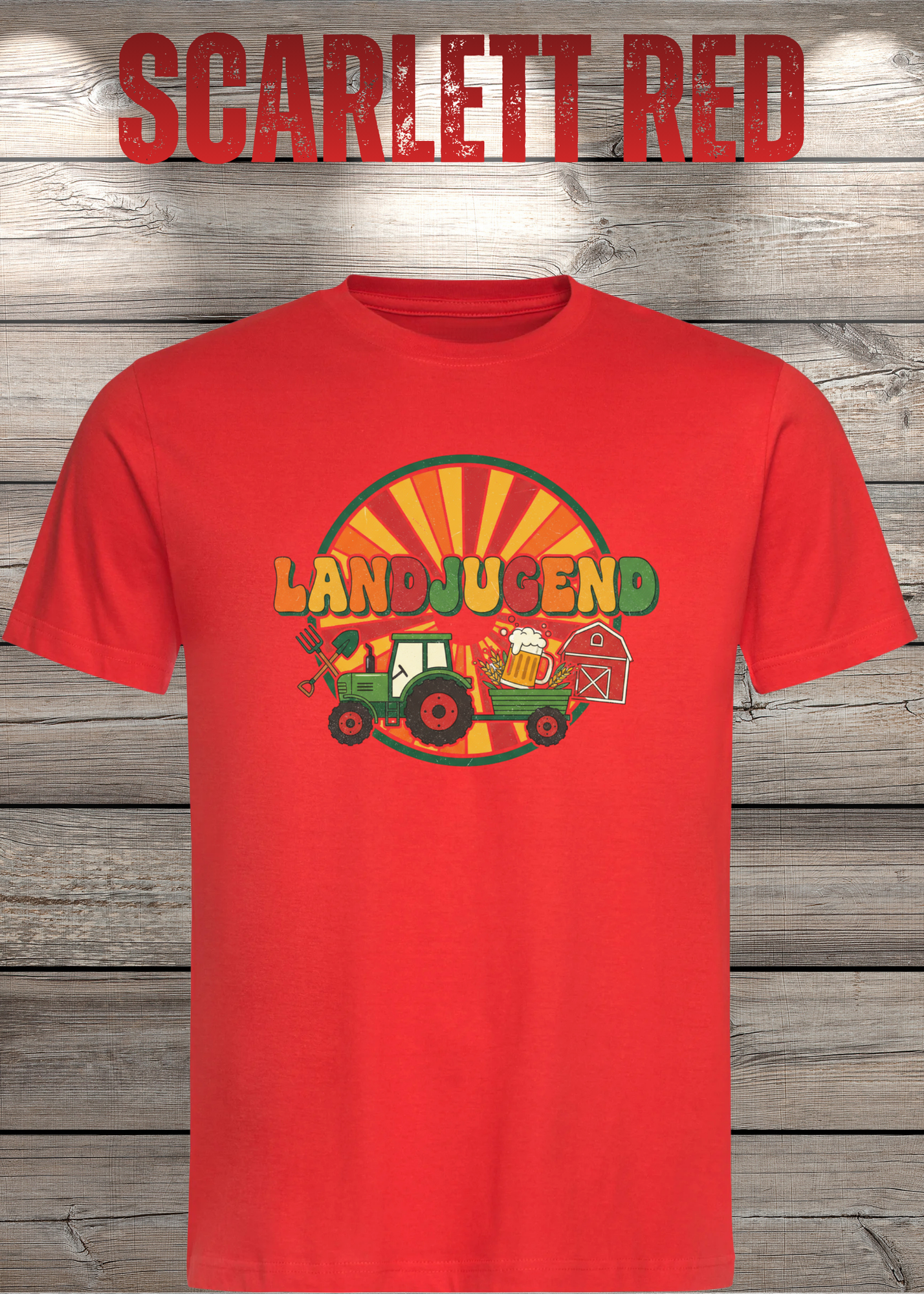 T-Shirt 'Landjugend' - Witziges Statement-Shirt für Landliebhaber