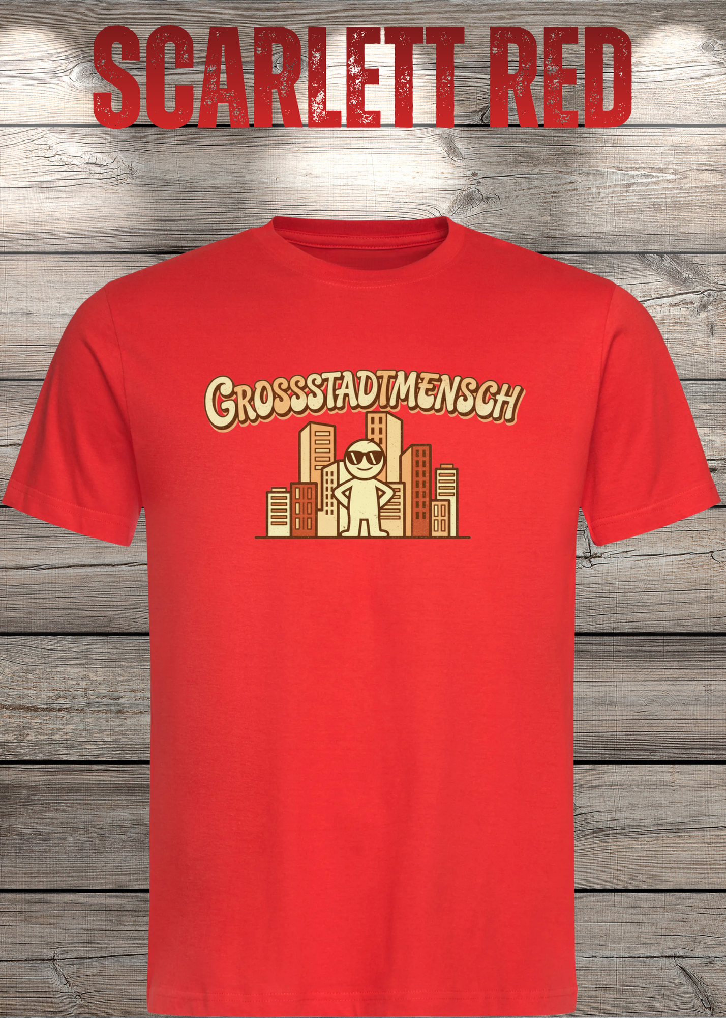 T-Shirt 'Großstadtmensch' - Witziges City-Shirt für Stadtliebhaber