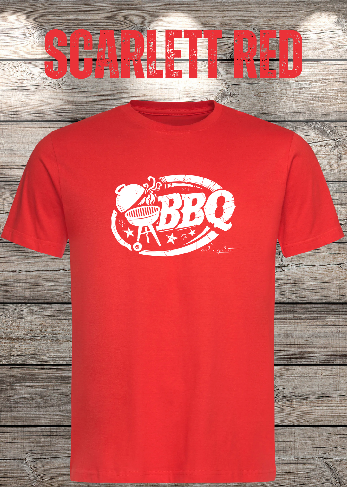 T-Shirt BBQ weils geil ist! Geschenkidee für Grillmeister Lustiges Grill Shirt Unisex