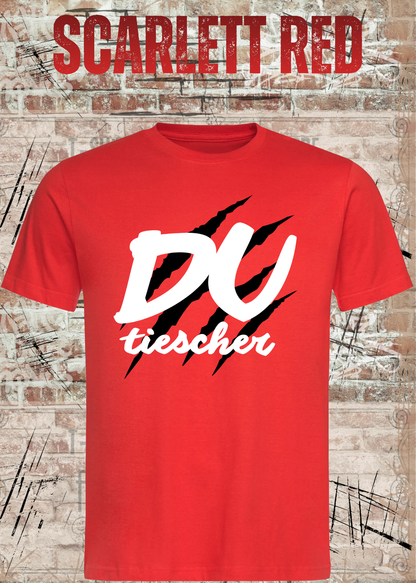 Du Tiescher – Freches Dialekt T-Shirt | Rockiges Statement Shirt | FunnyZoom