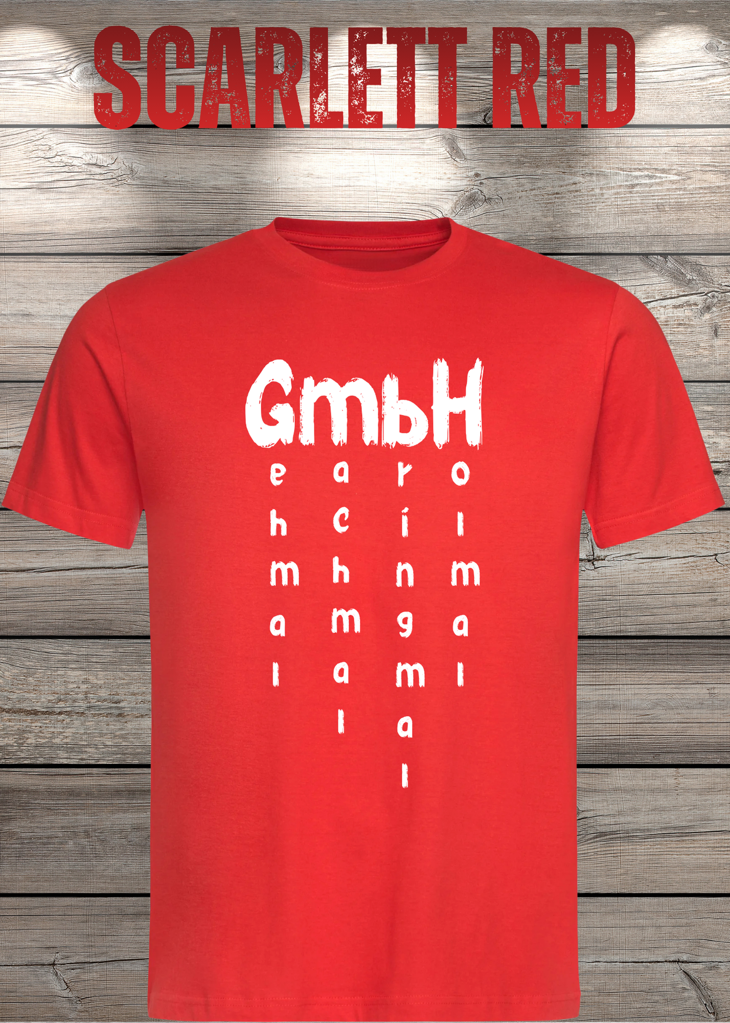 GmbH T-Shirt - Geh mal mach mal bring mal hol mal - Witziges Büro Statement Shirt - Lustiges Geschenk Unisex