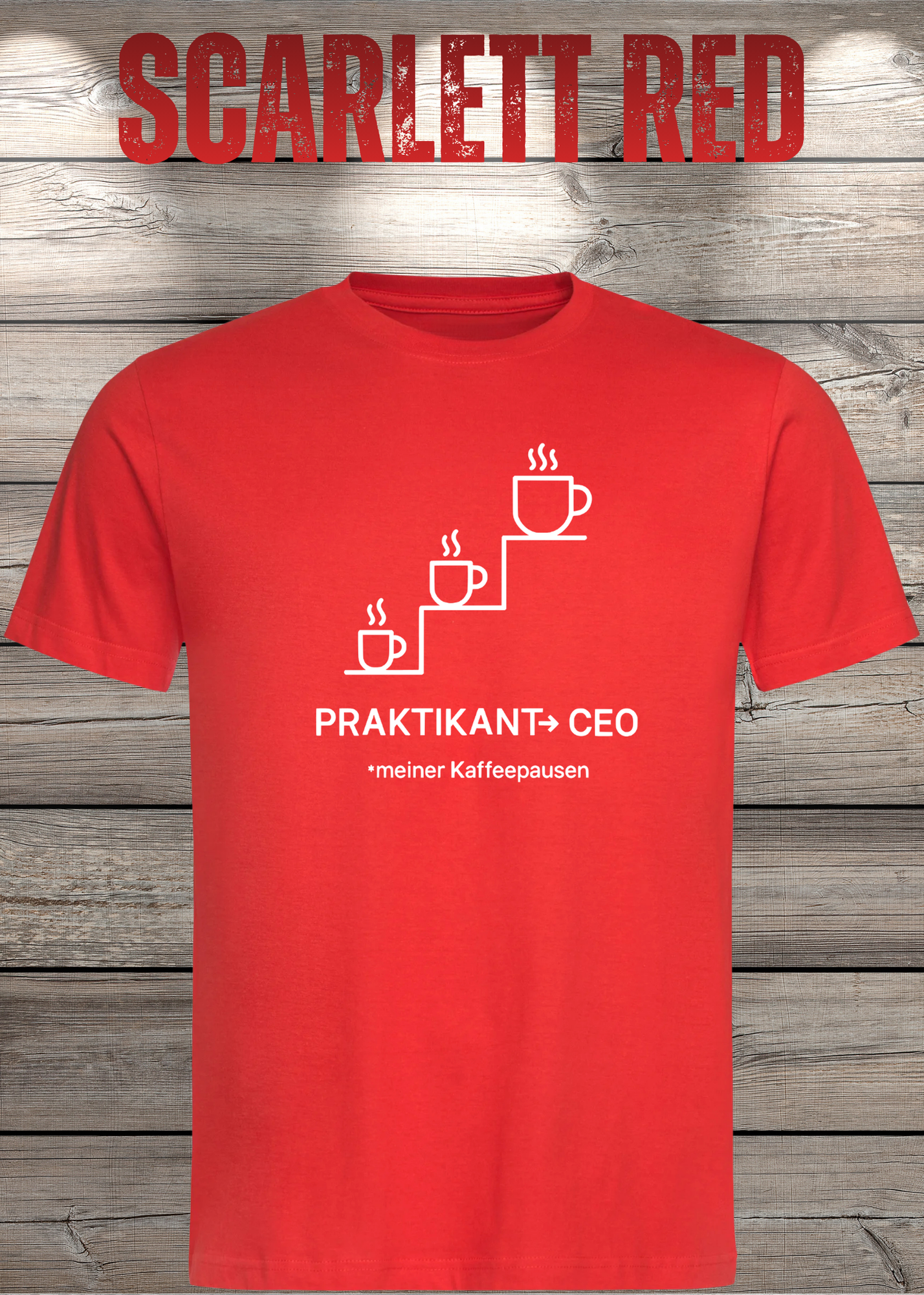 Unisex T-Shirt: Praktikant CEO meiner Kaffeepausen