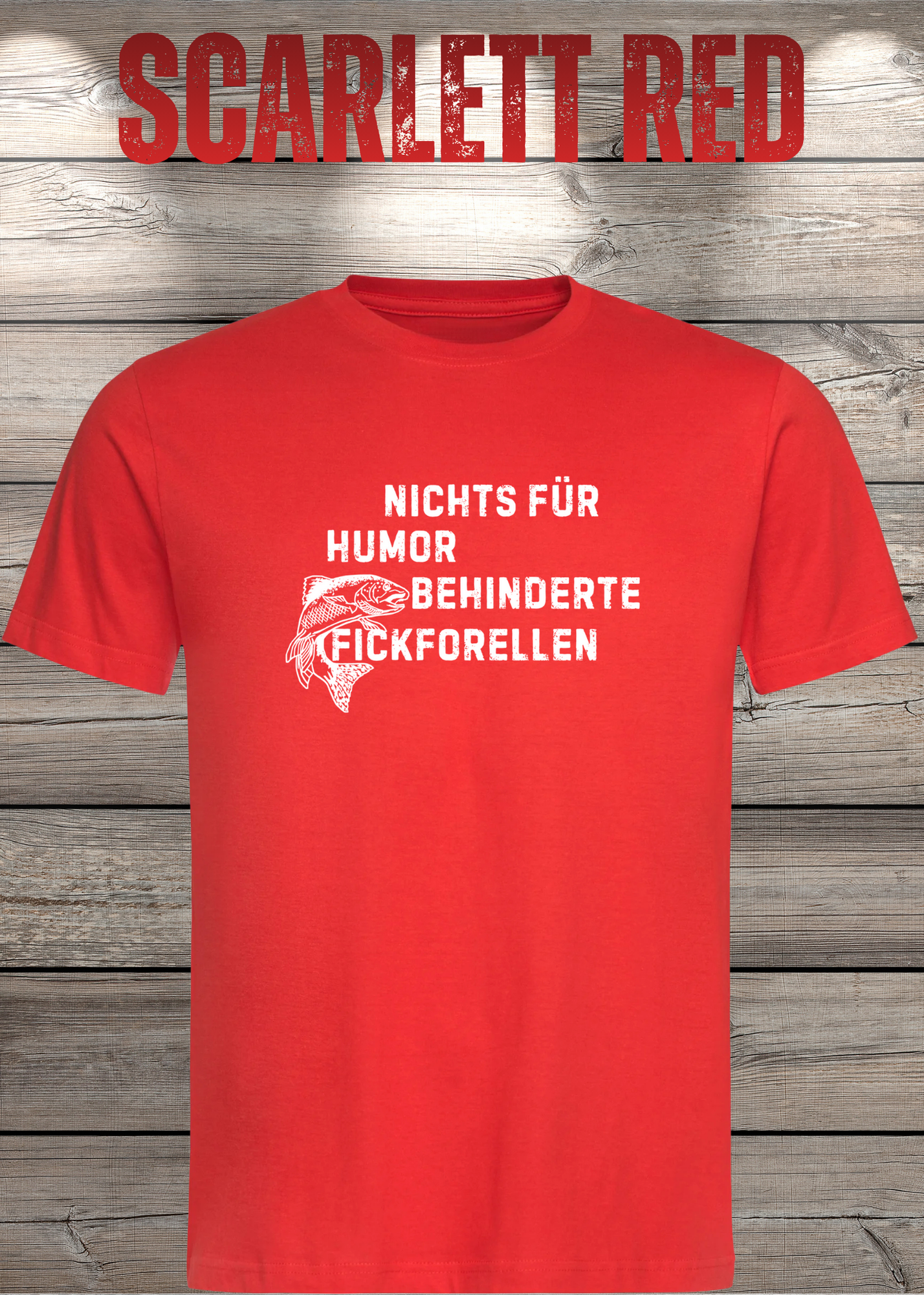 Nichts für humorbehinderte Fickforellen T-Shirt - Witziges Statement Shirt - Lustiges Geschenk Unisex