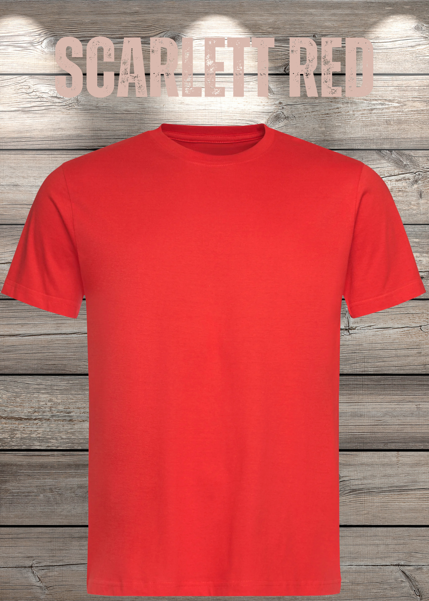 Scarlet Red Männer/ Unisex T Shirt