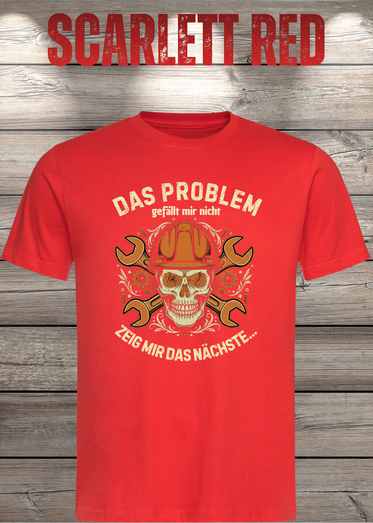 T-Shirt 'Das Problem gefällt mir nicht zeig mir das nächste' - Witziges Spruch-Shirt für Problemvermeider