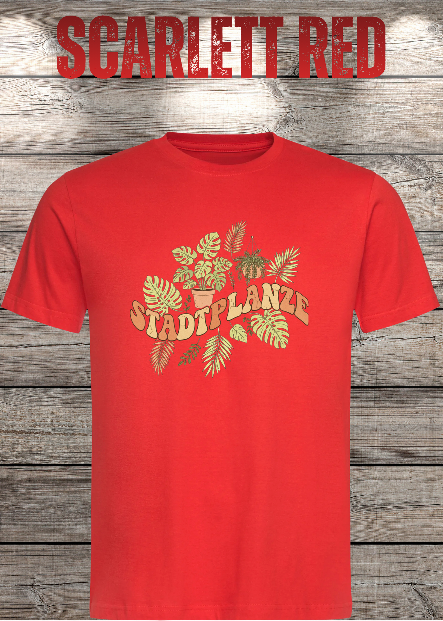 T-Shirt 'Stadtpflanze' - Witziges Spruch-Shirt für Urban-Naturliebhaber