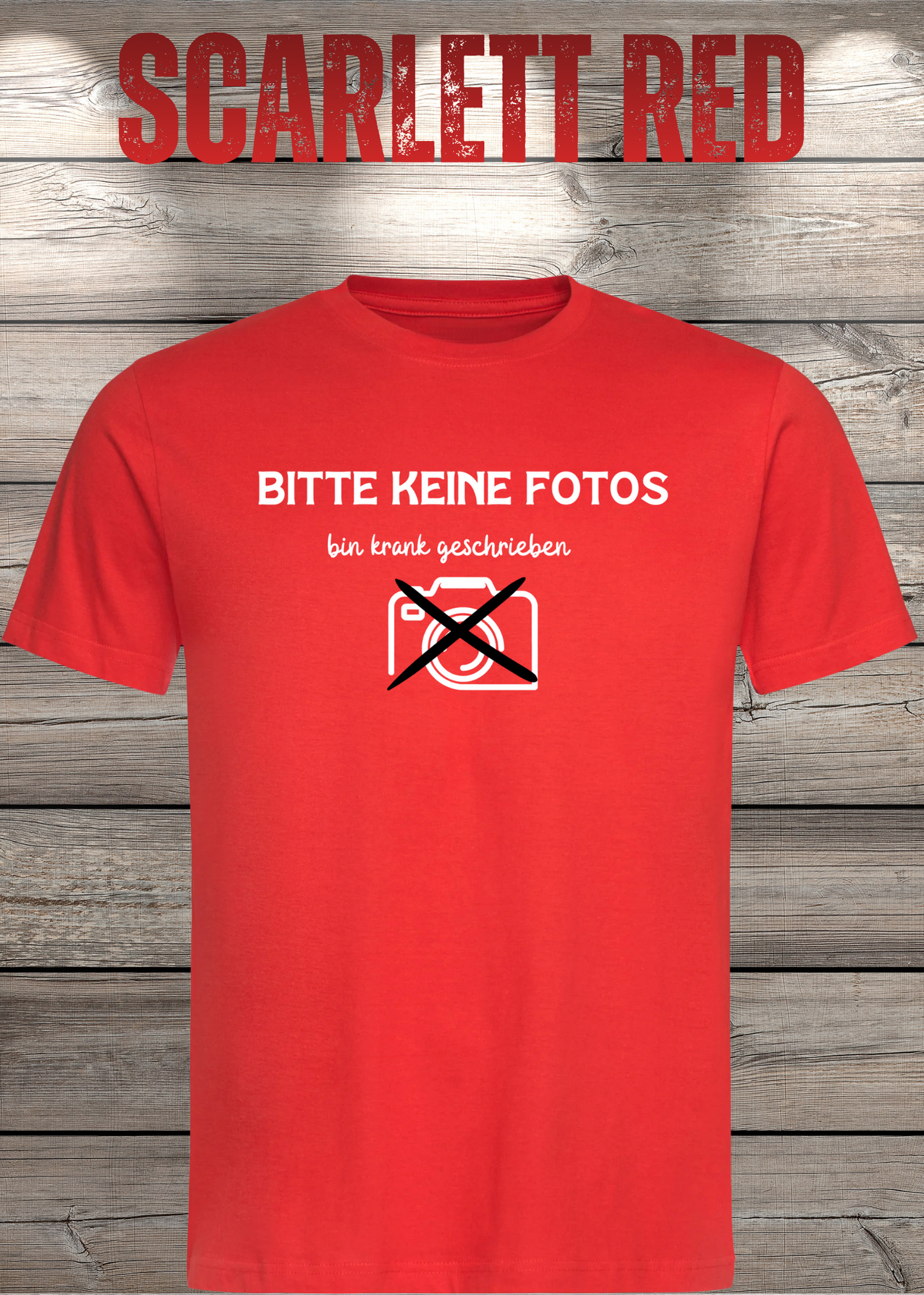 Krankgeschrieben T-Shirt - Witziges Statement Shirt - Lustiges Geschenk - Unisex