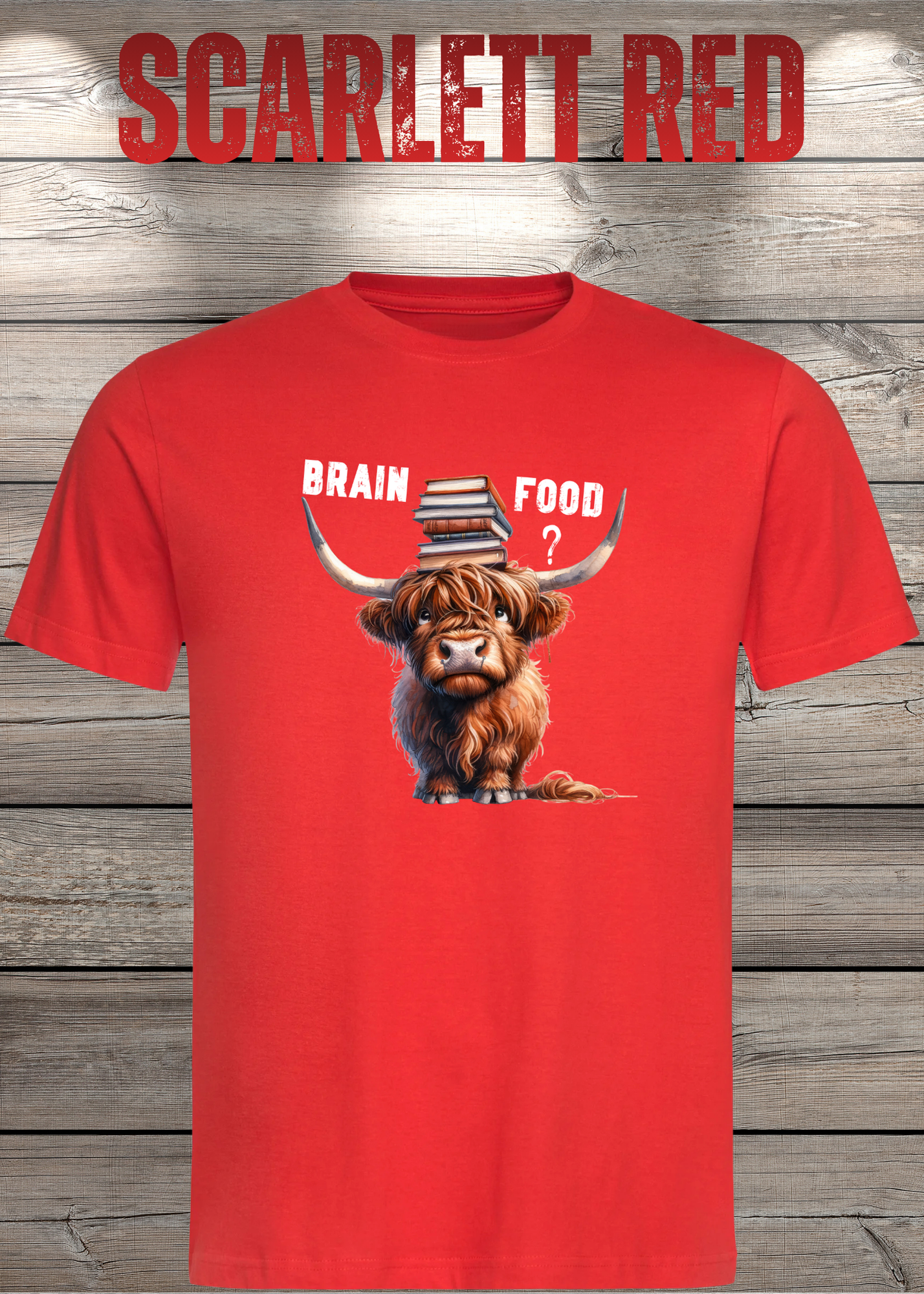 Highland Kuh Unisex T-Shirt Brain food?