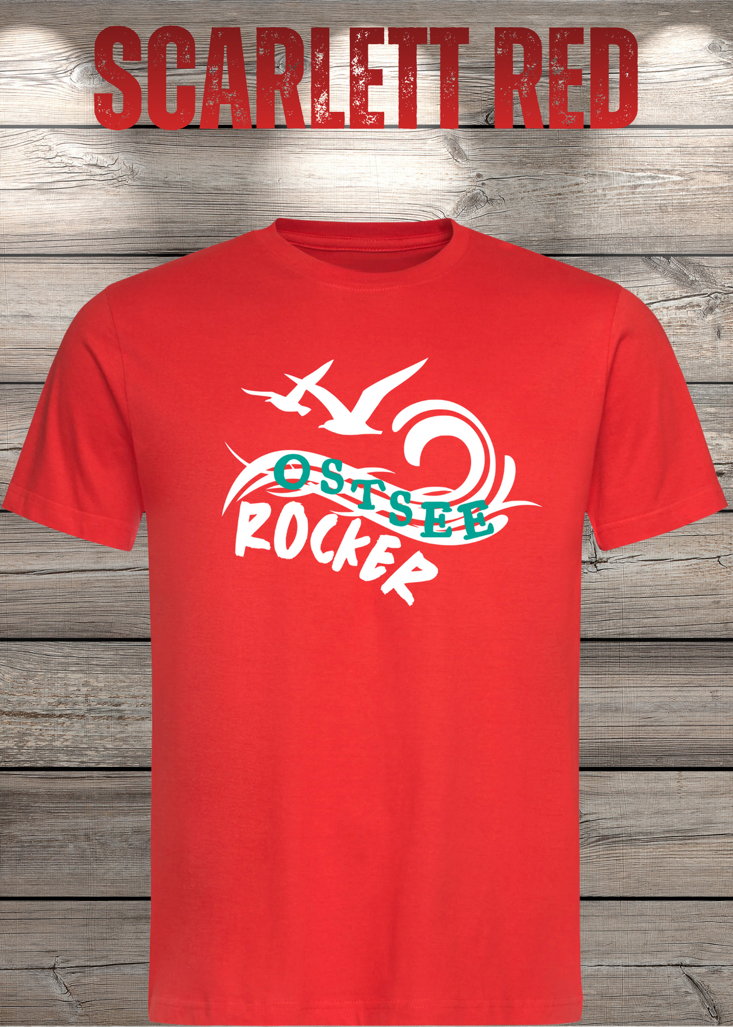 T-Shirt 'Ostsee Rocker' - Norddeutschland Geschenk Unisex Küsten-Style