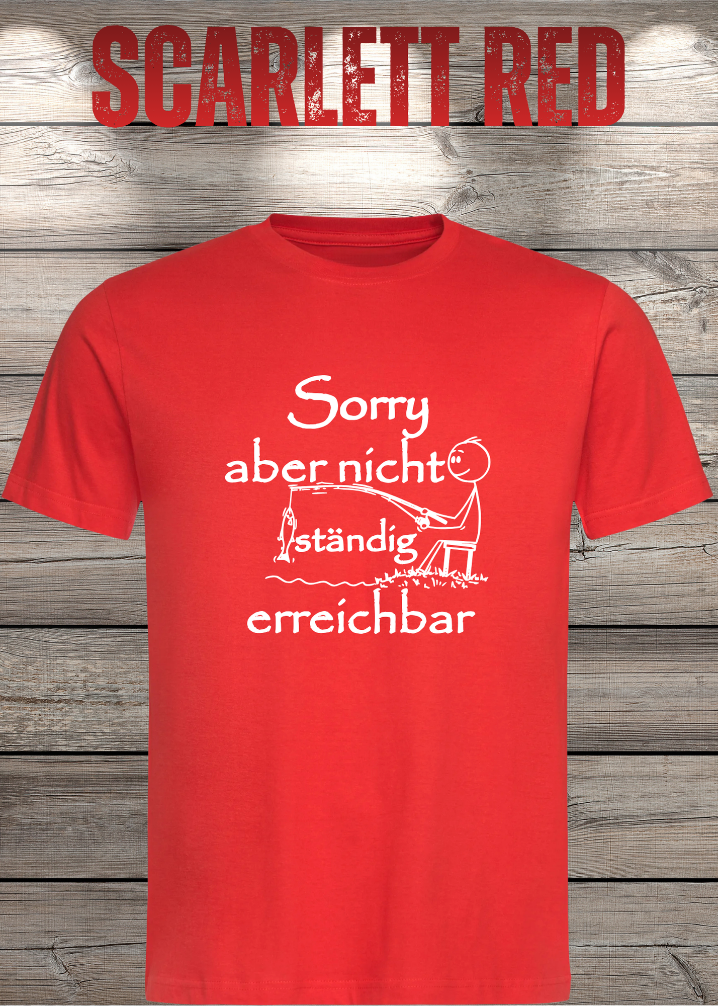 T-Shirt 'Sorry aber nicht ständig erreichbar' - Witziges Spruch-Shirt für Grenzensetzer