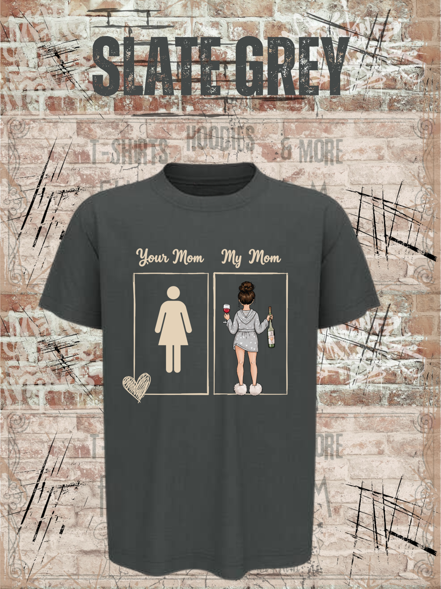 Your Mom My Mom – Lustiges Kinder T-Shirt mit Mama-Motiv