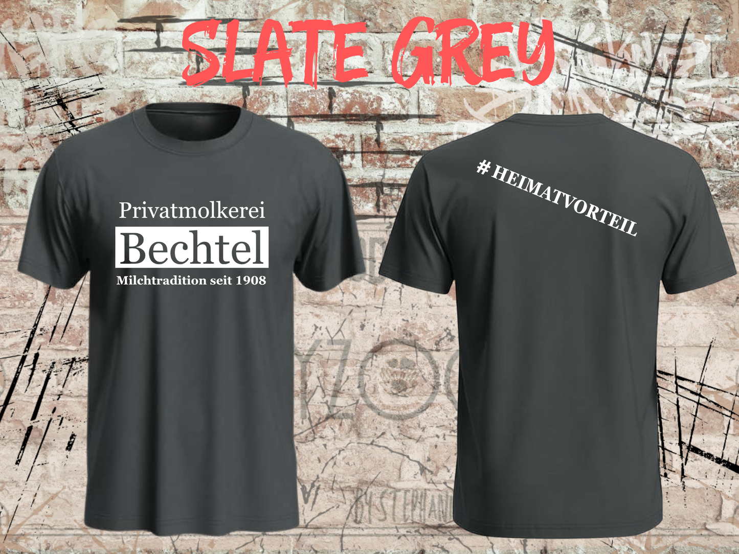 Privatmolkerei Bechtel T-Shirt Herren - Milchtradition seit 1908 | #Heimatvorteil