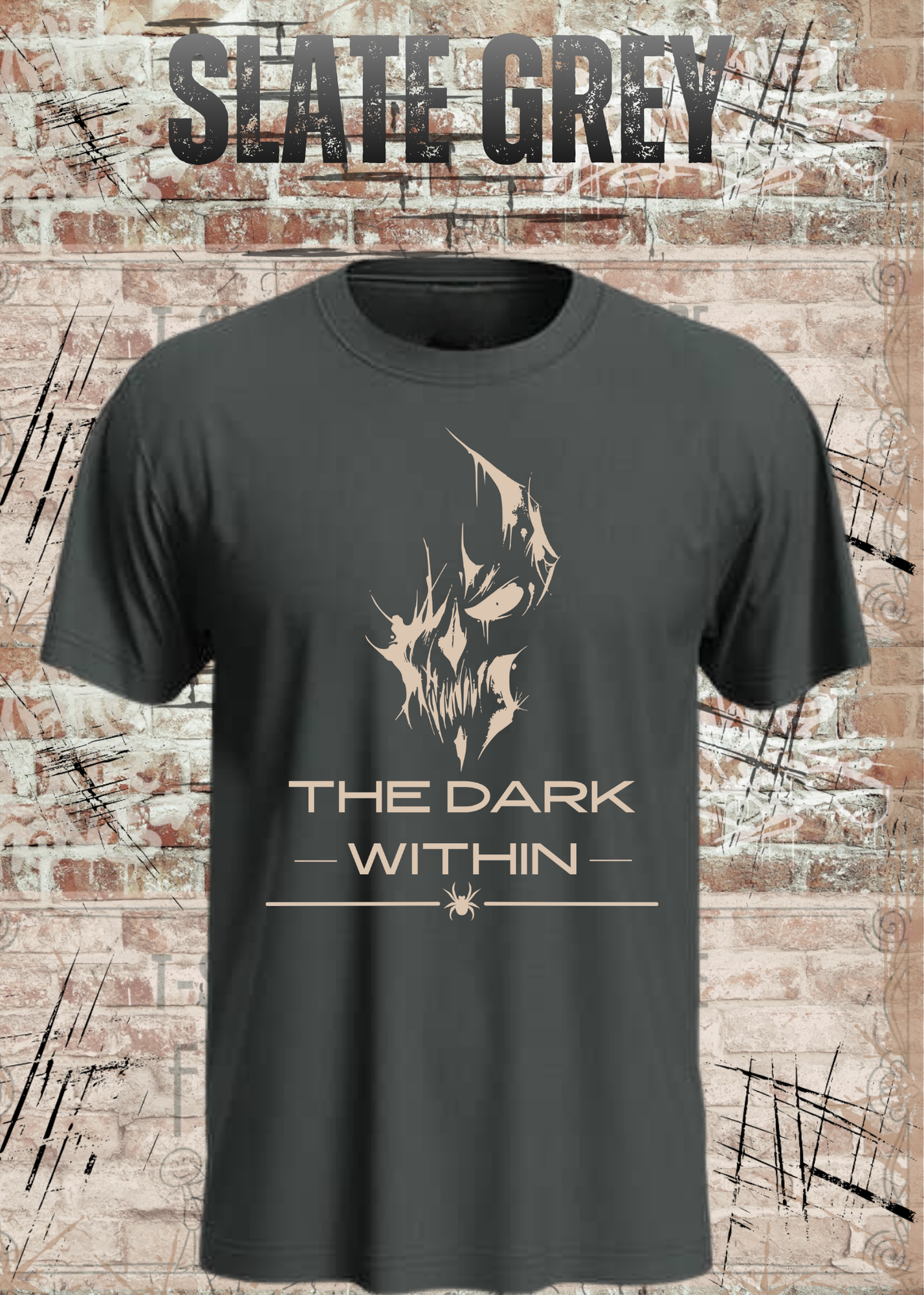 THE DARK WITHIN | Gothic Totenkopf T-Shirt | Rock & Metal Skull Shirt | Unisex