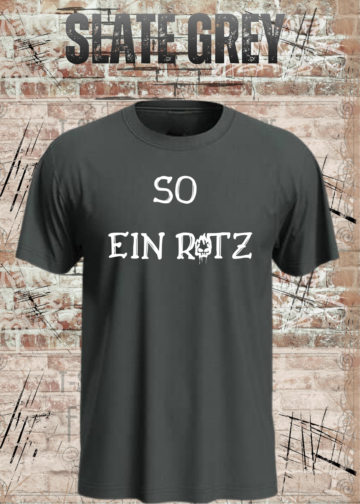 Lustiges Unisex T-Shirt „So ein Rotz“ | Frecher Humor Spruch Shirt