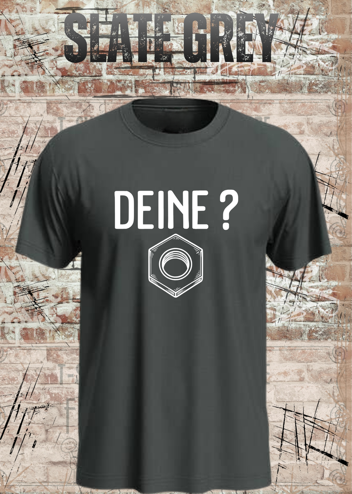 Deine Mutter? – Lustiges Wortspiel T-Shirt | FunnyZoom