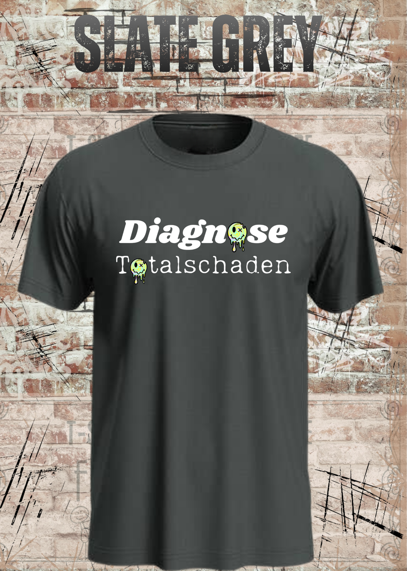 Diagnose Totalschaden – Lustiges T-Shirt mit schwarzem Humor