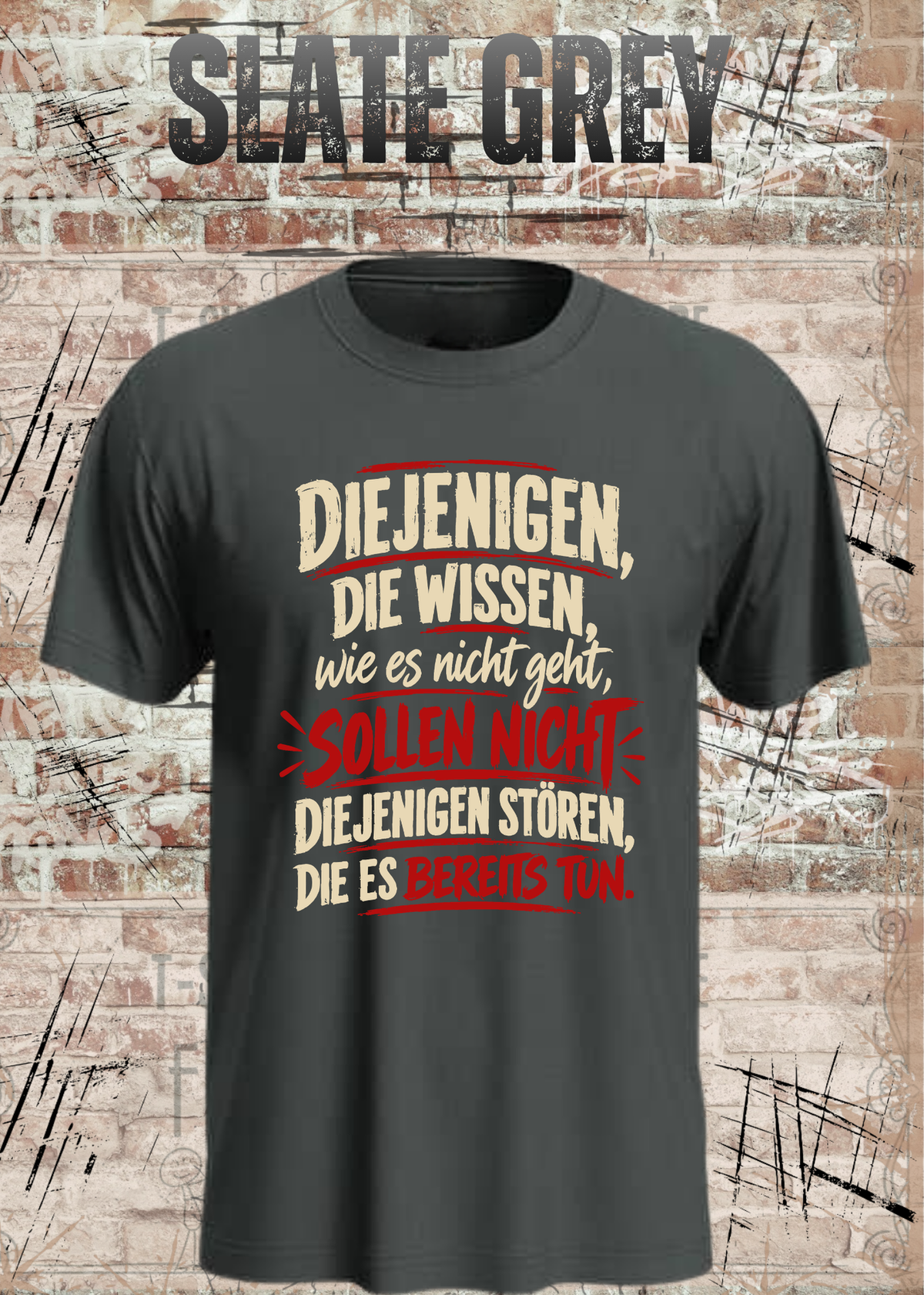 Diejenigen, die wissen – Macher Statement T-Shirt | FunnyZoom