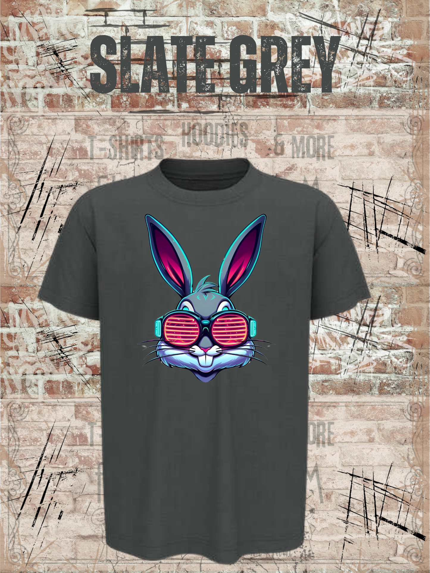 Cooles Bunny Kinder T-Shirt Witziges Kids T-Shirt Geschenkidee