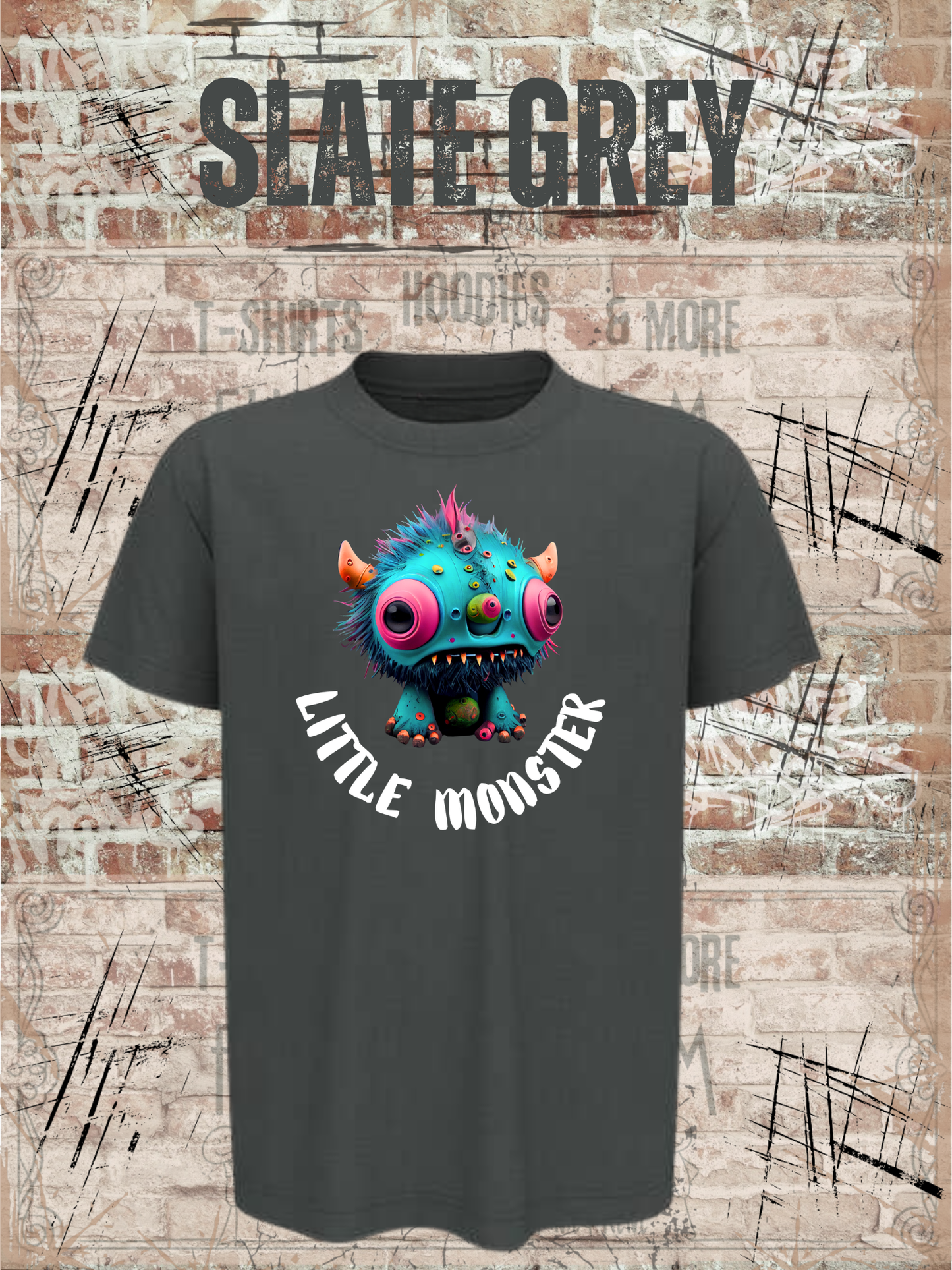 Kinder T-Shirt Little Monster - Süßes Monster Shirt für Kids