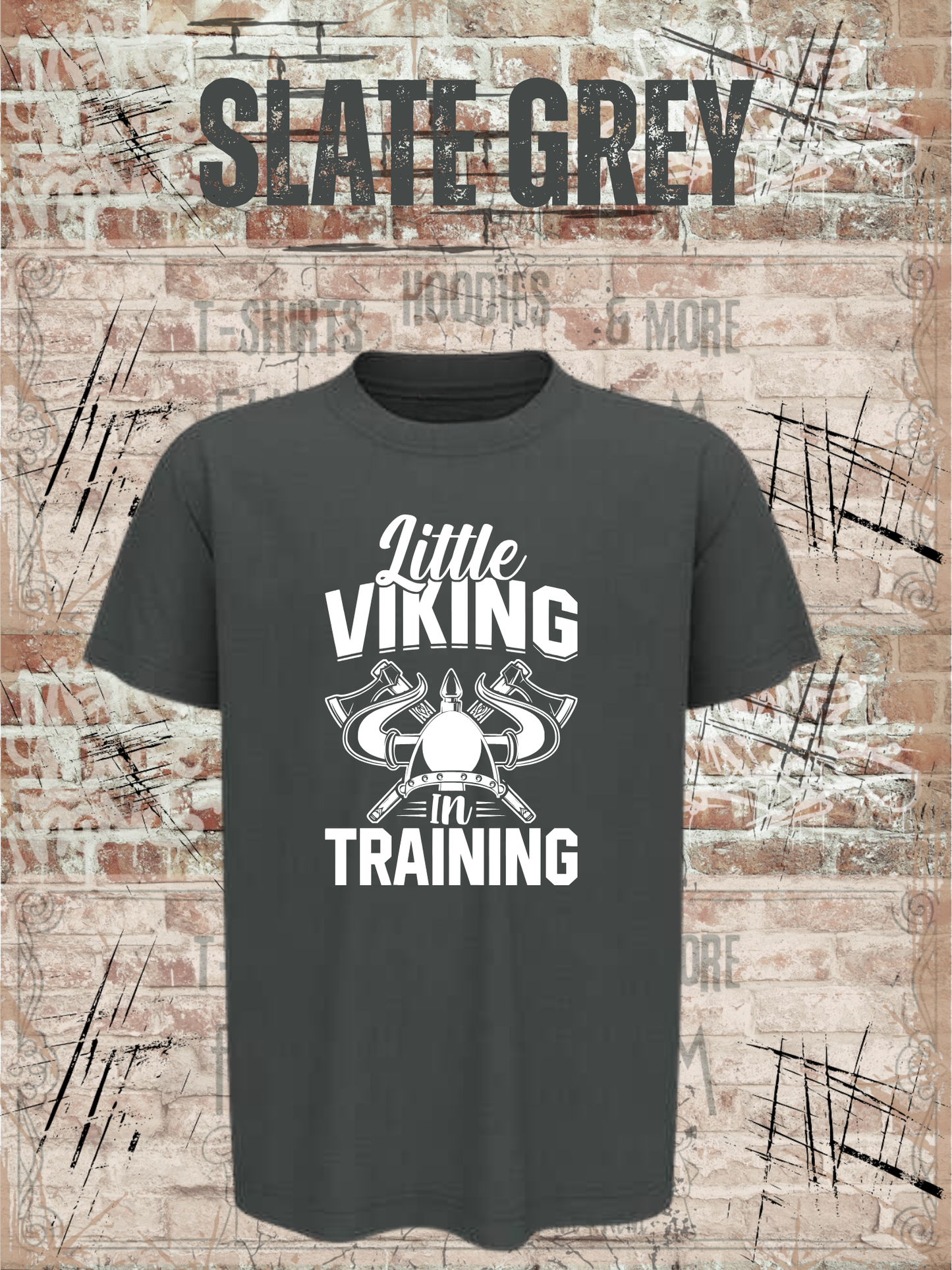 Kinder T-Shirt Little Viking in Training - Wikinger Shirt für Jungen & Mädchen